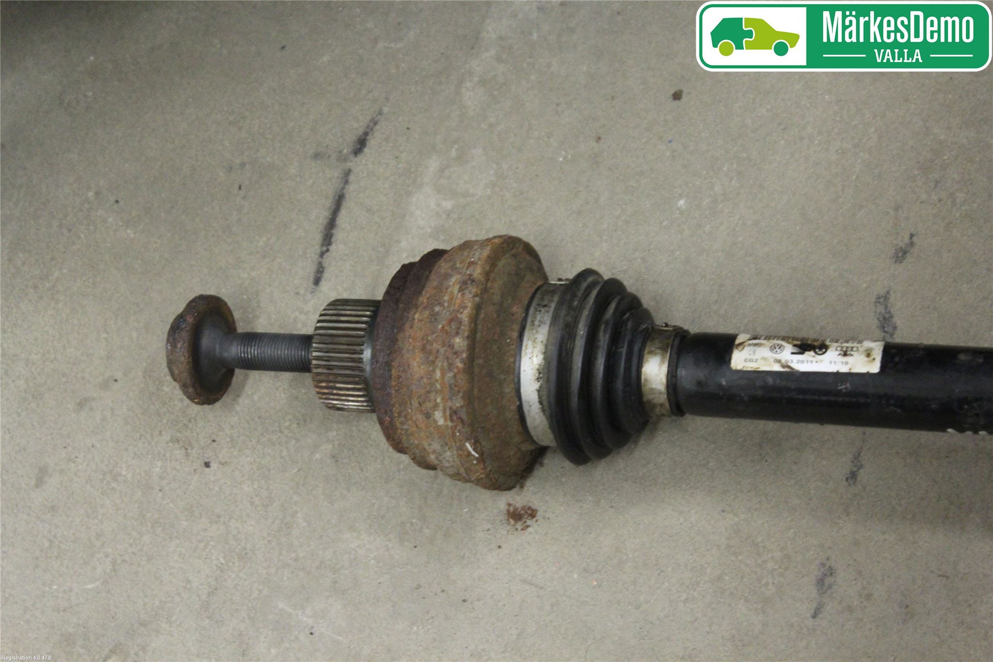 Audi Q5 09-16 Drivaxel Bak Vänster
