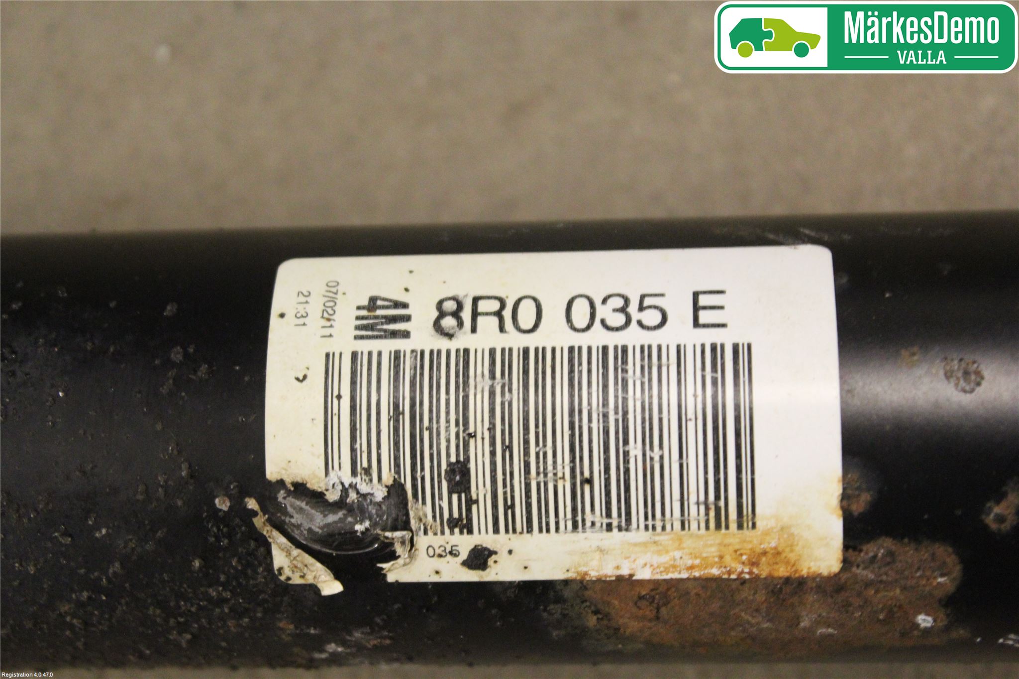 Audi Q5 09-16 Stötdämpare Bak