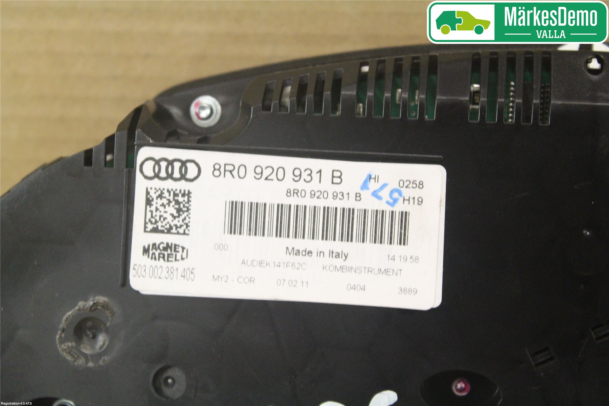 Audi Q5 09-16 Instrument Komb