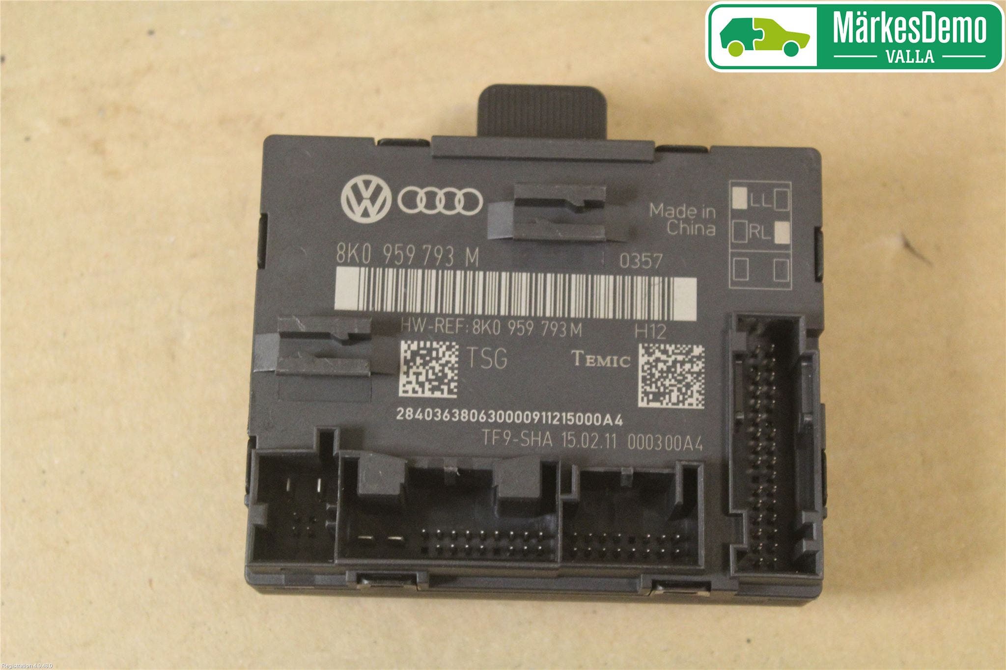 Audi Q5 09-16 Styrenhet Dörr