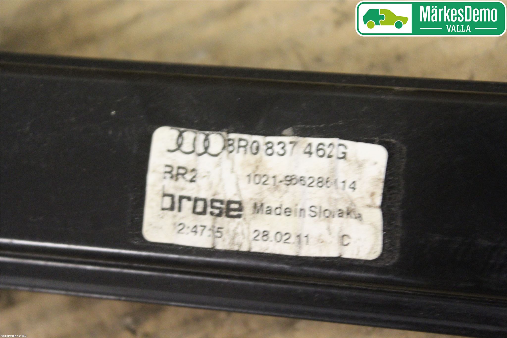 Audi Q5 09-16 Fönsterhissmekanism