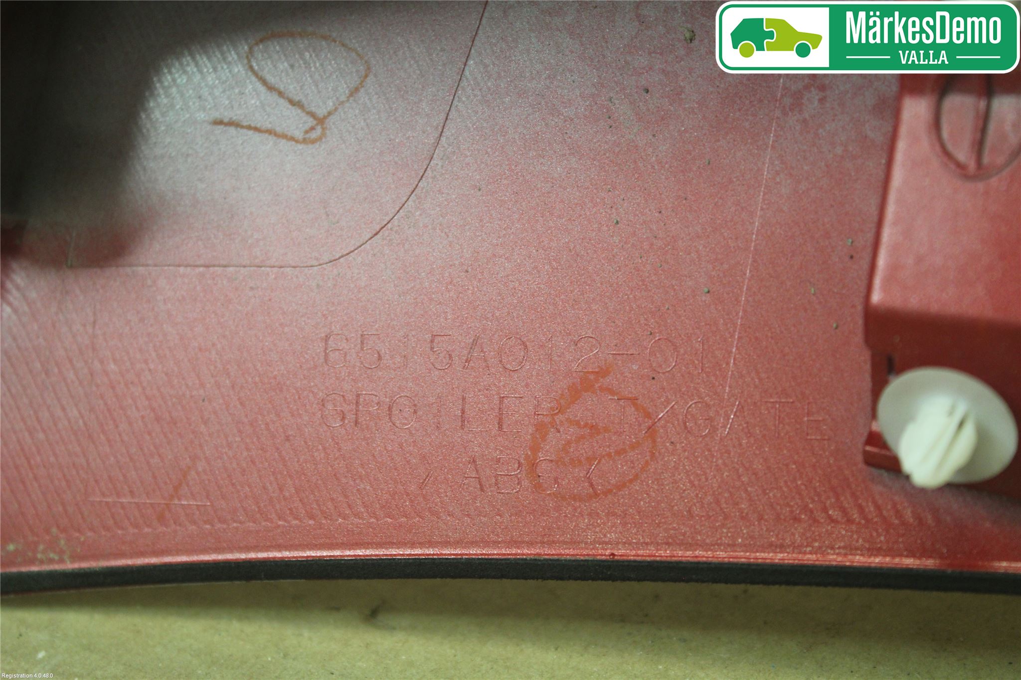 Mitsubishi OUTLANDER 07-12 Spoiler Baklucka