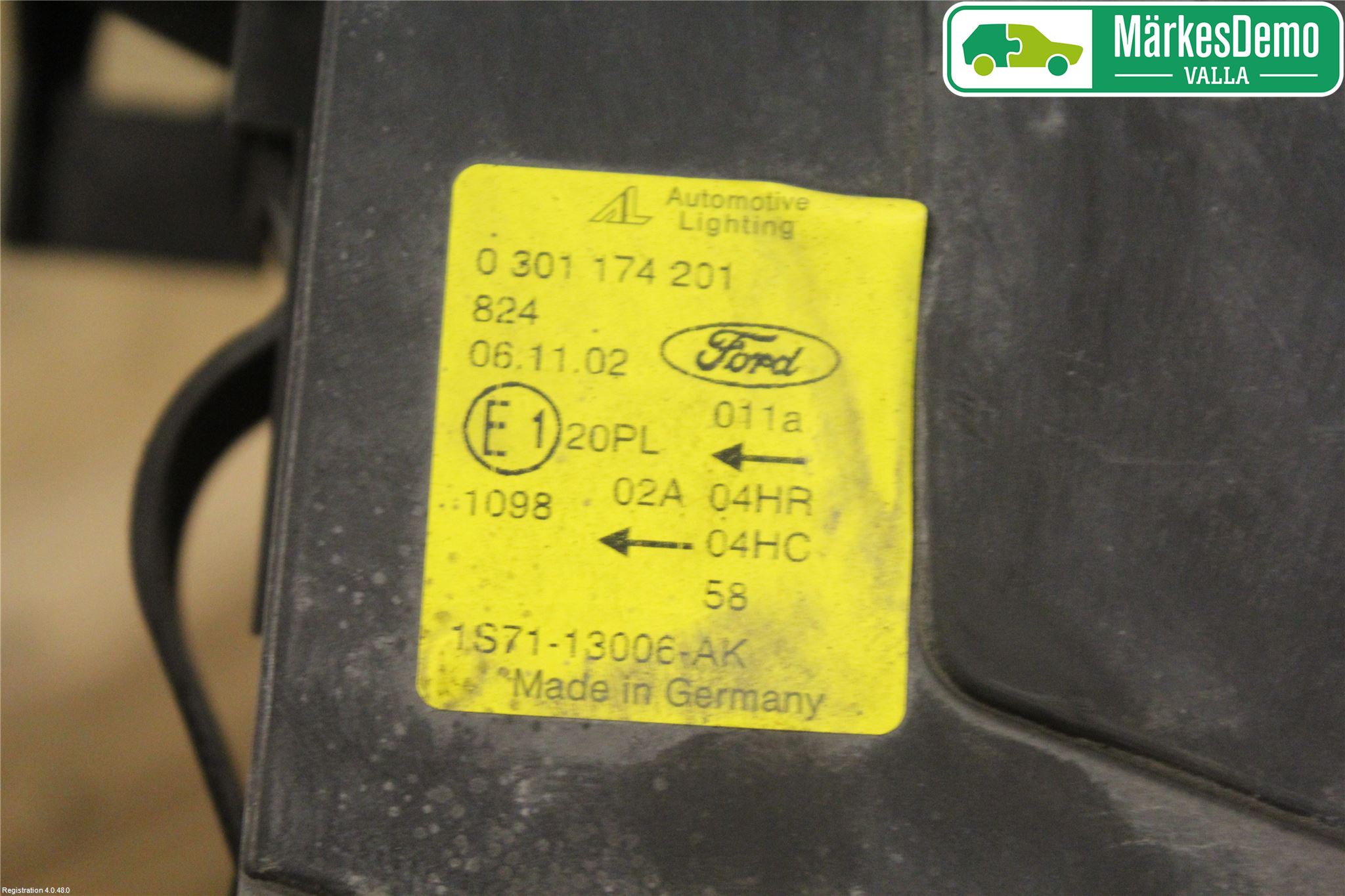 Ford MONDEO     01-06 Strålkastare Vänster