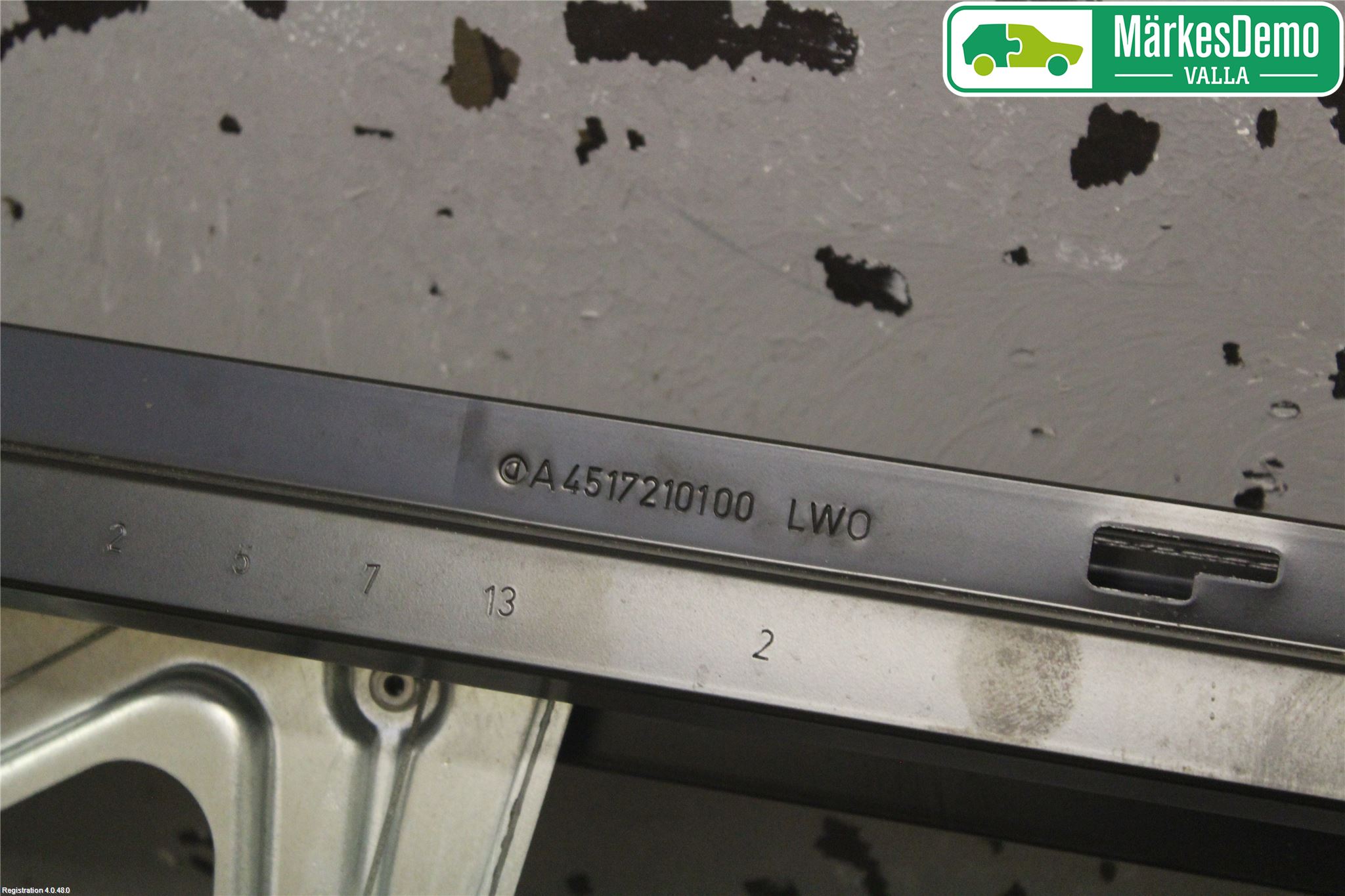 Smart FORTWO II 07-14 Dörruteram