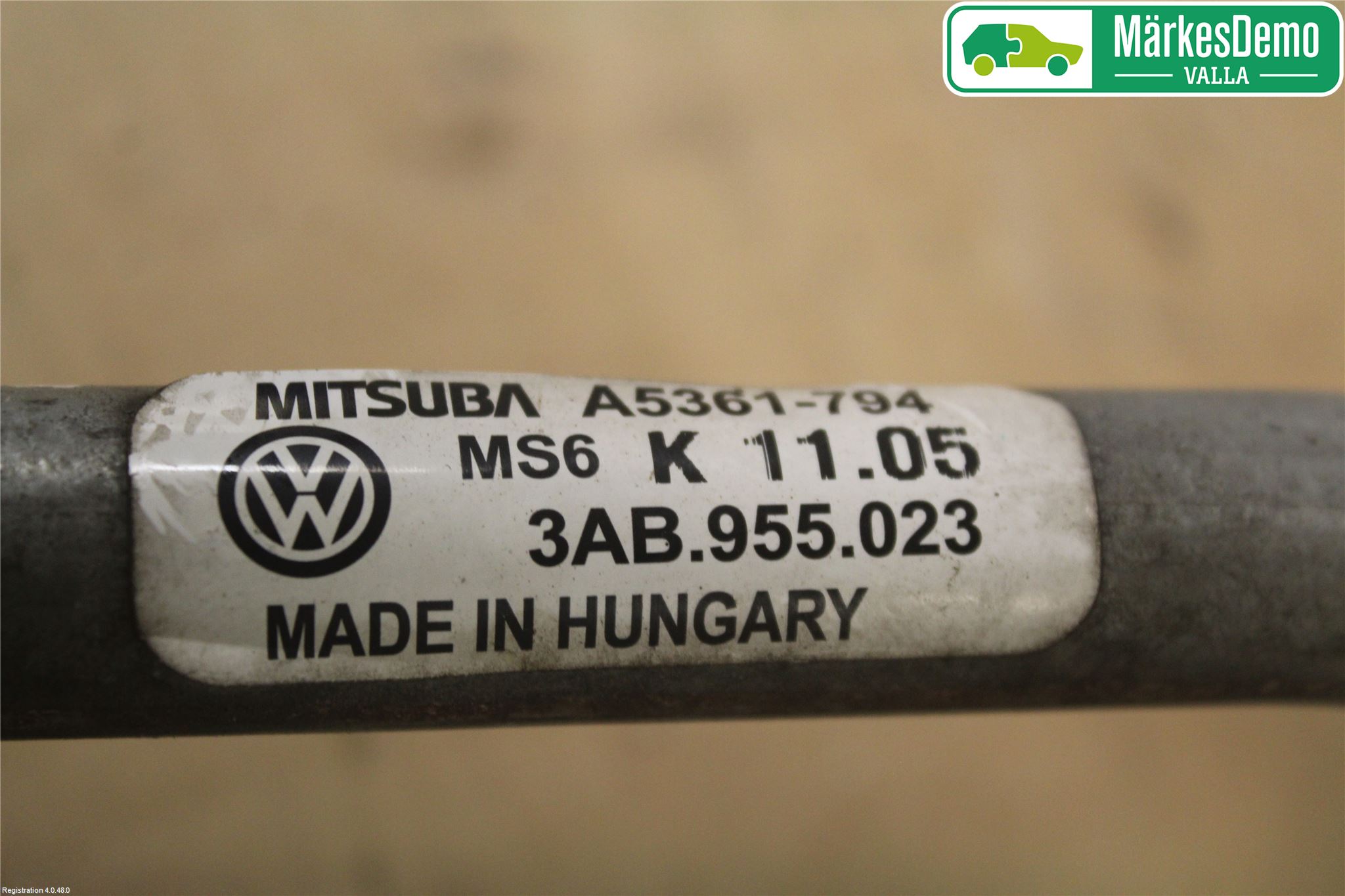 Volkswagen VW PASSAT 11-14 Torkarmekanism Vindruta
