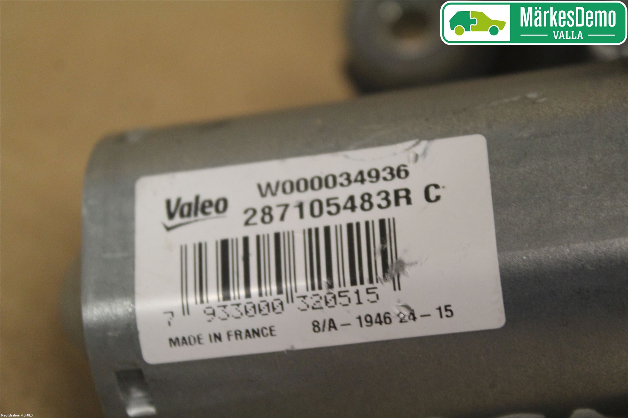 Renault CLIO IV 12-16 Torkarmotor Baklucka