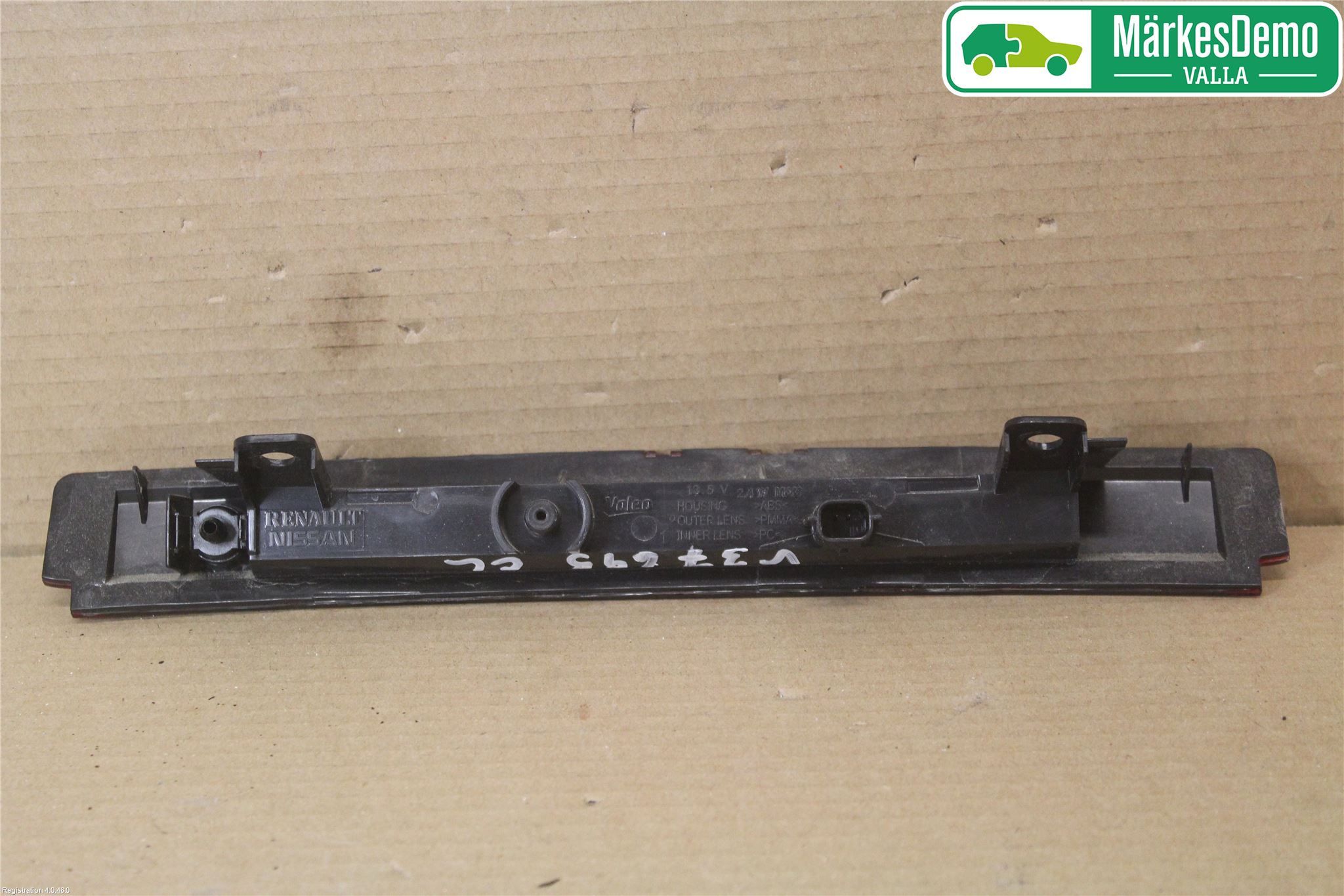 Renault CLIO IV 12-16 Bromsljus Bakruta