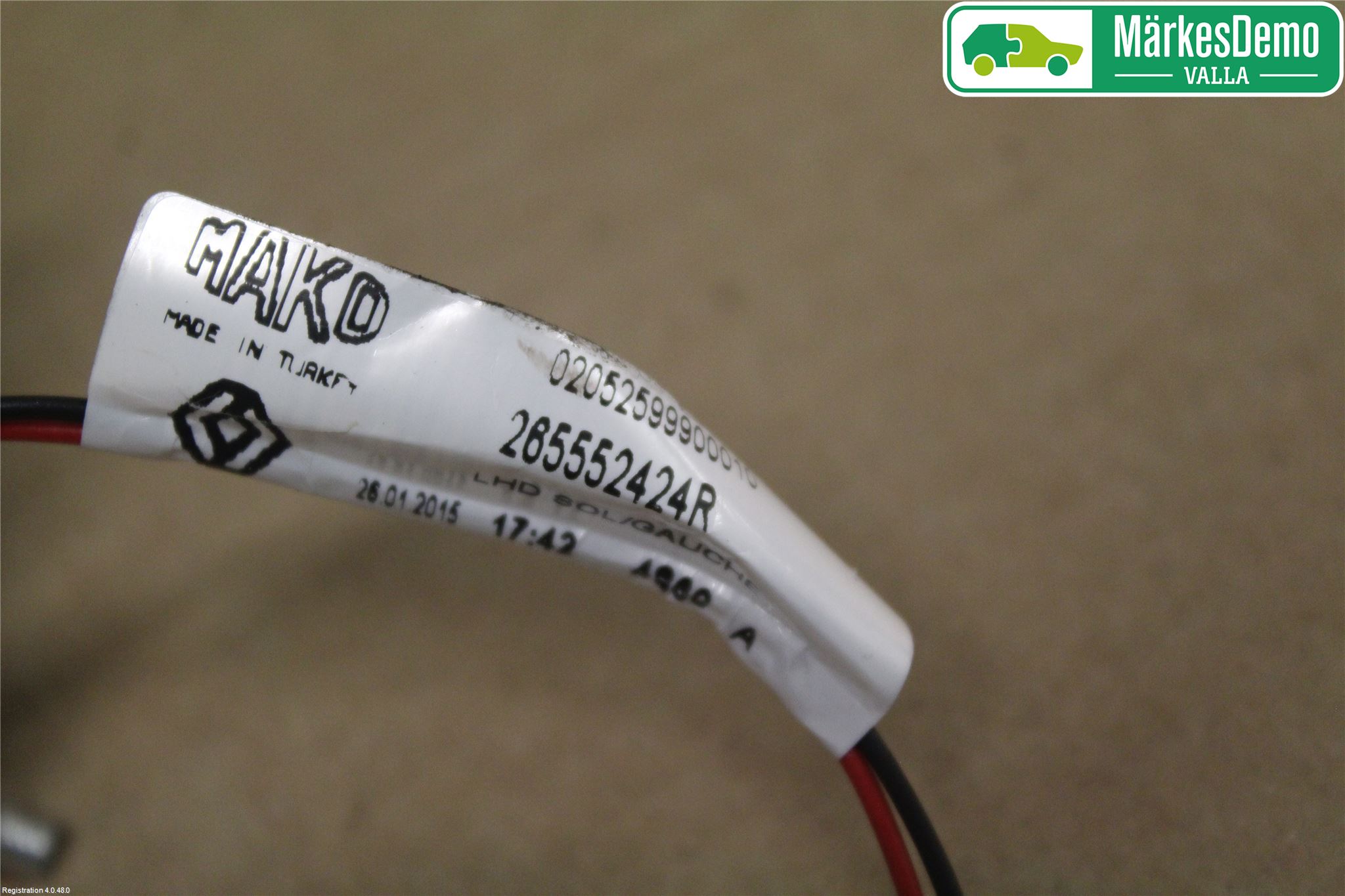 Renault CLIO IV 12-16 Bakljus Lucka Vä