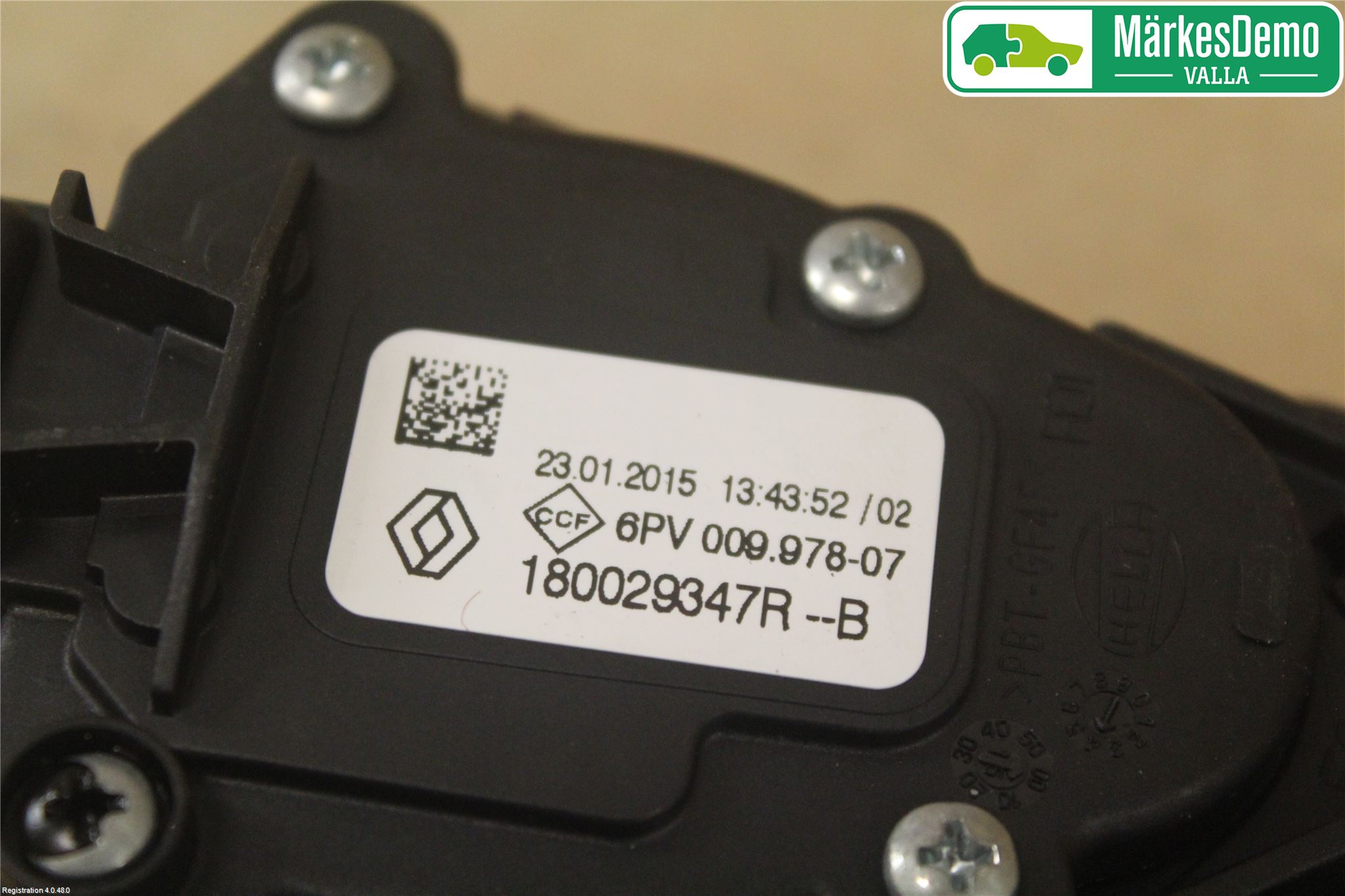 Renault CLIO IV 12-16 Gaspedal