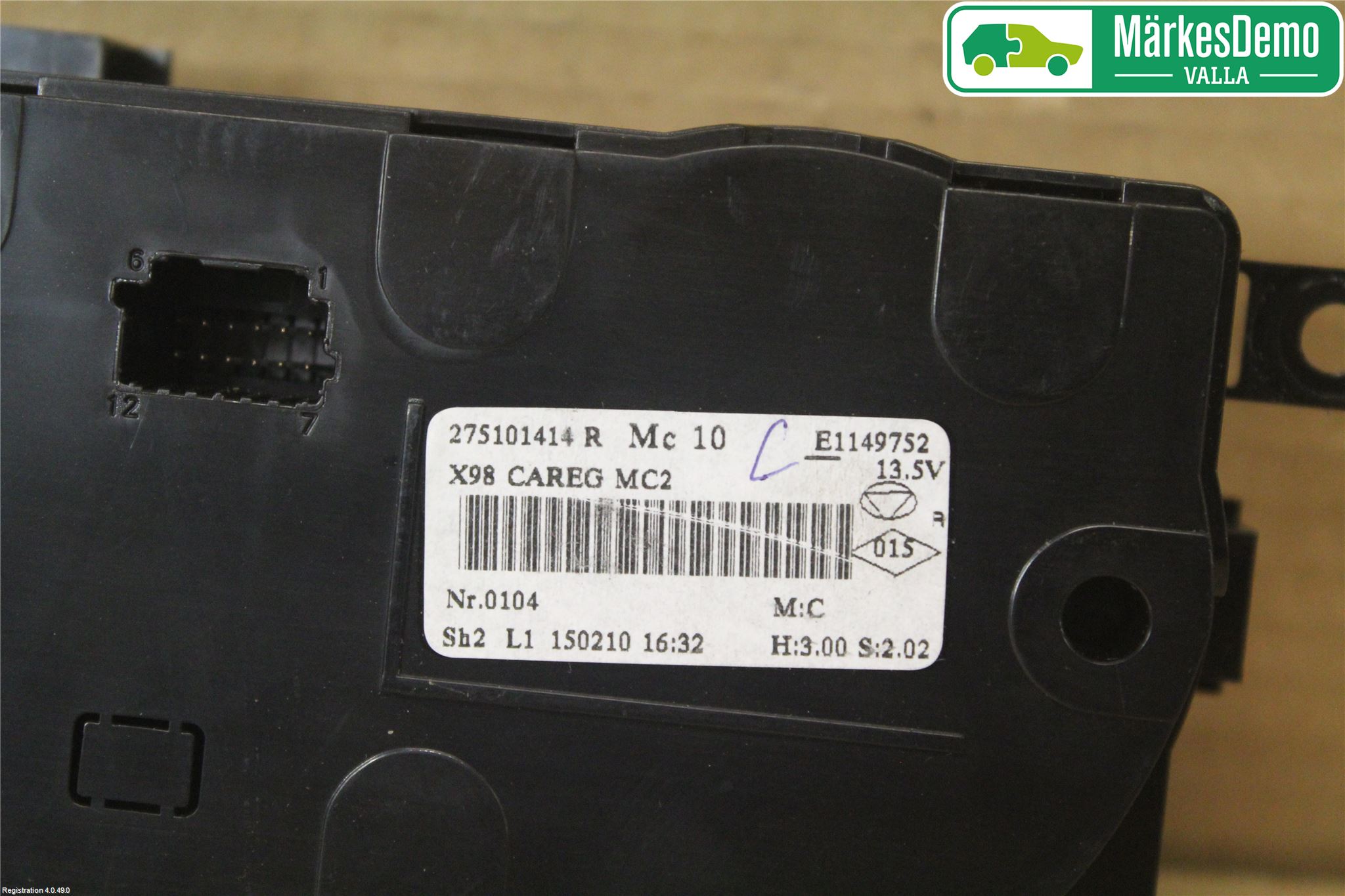 Renault CLIO IV 12-16 Värmereglage