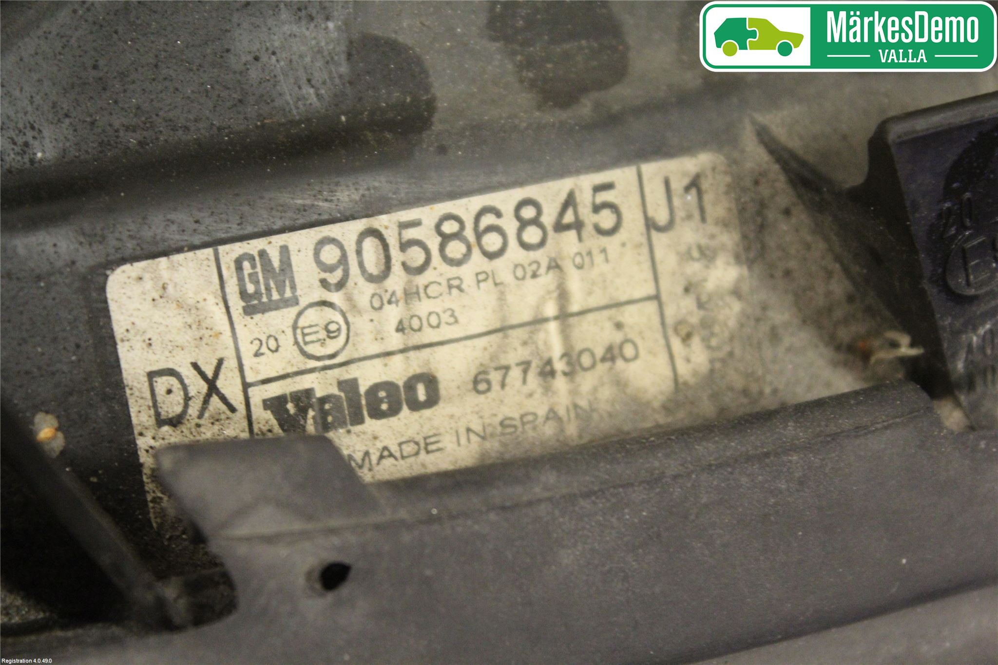 Opel VECTRA B 96-01 Strålkastare Höger