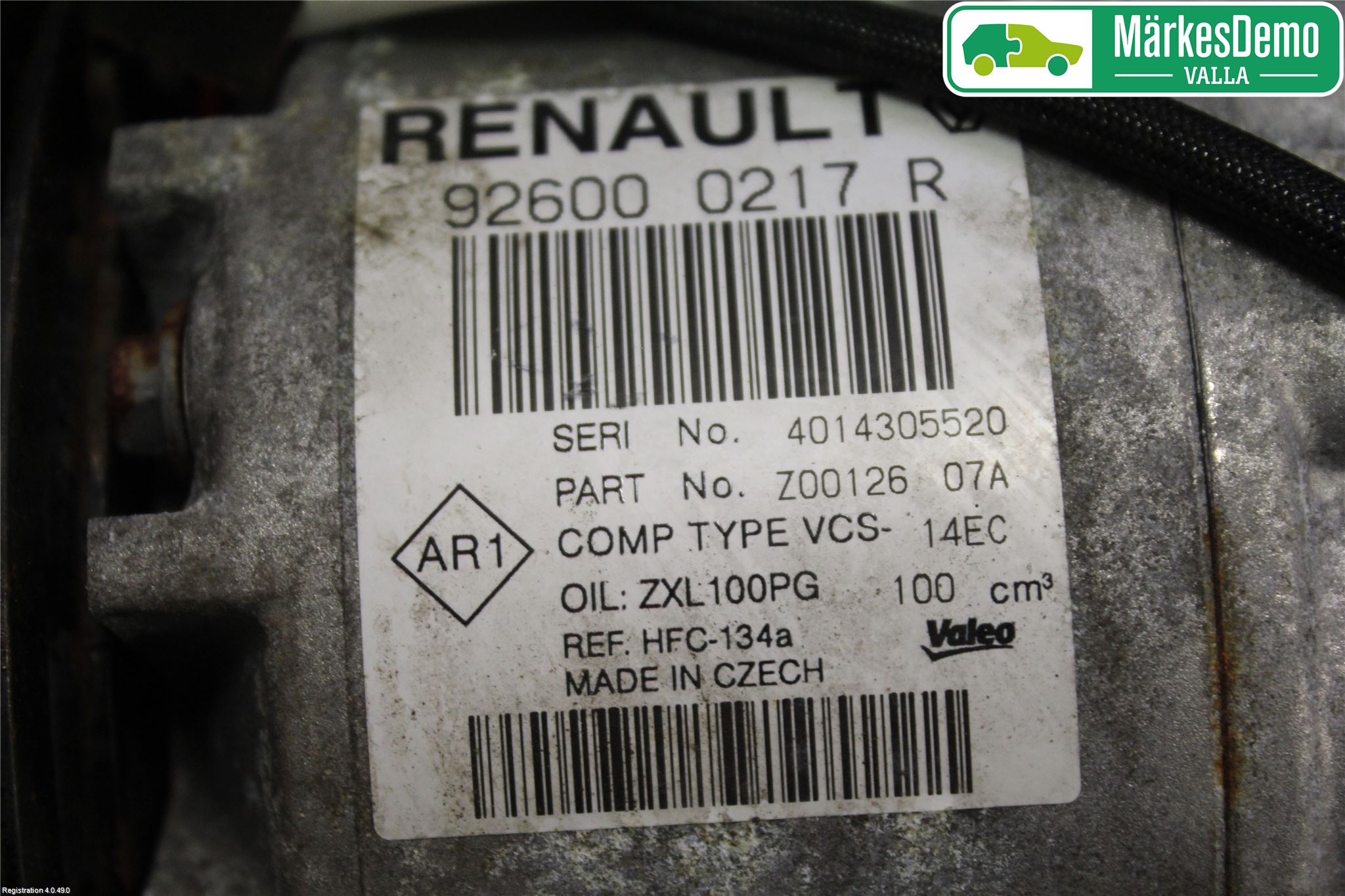 Renault CLIO IV 12-16 Ac Kompressor