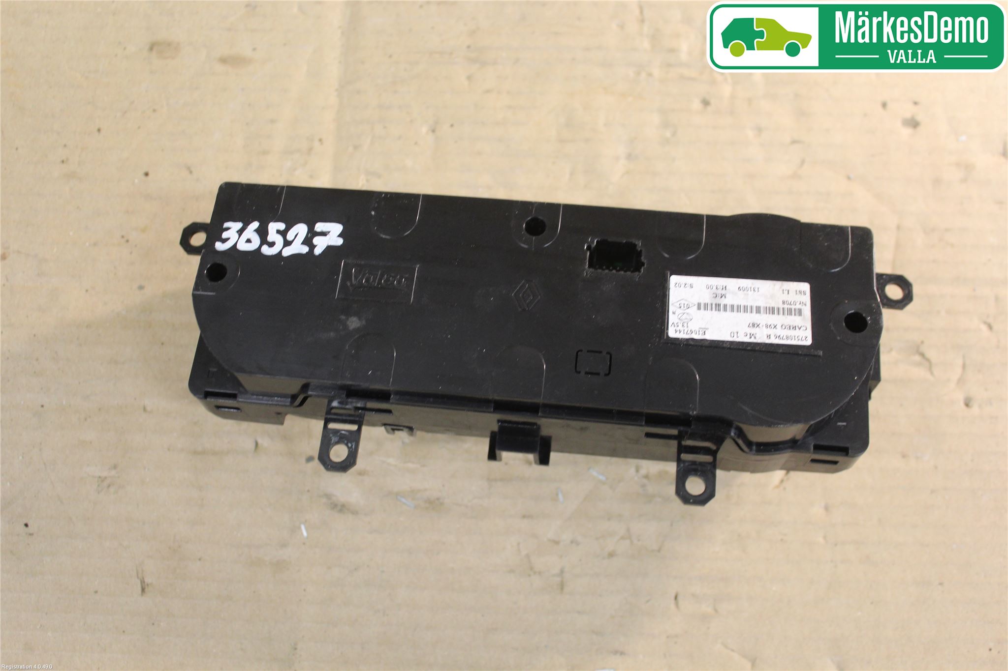 Renault CLIO IV 12-16 Värmereglage