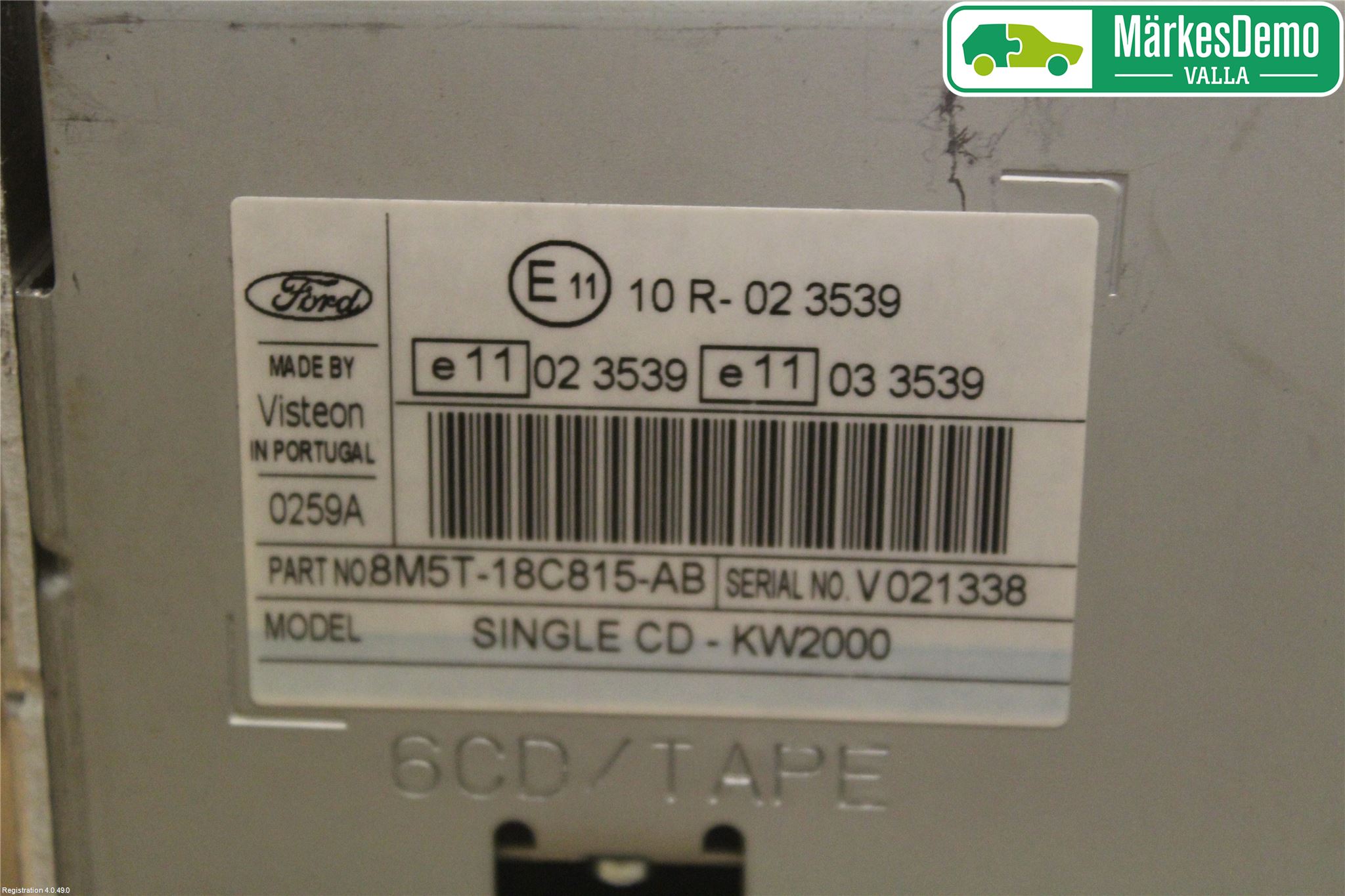 Ford FOCUS 08-11 Cd Radio - Multimediapanel