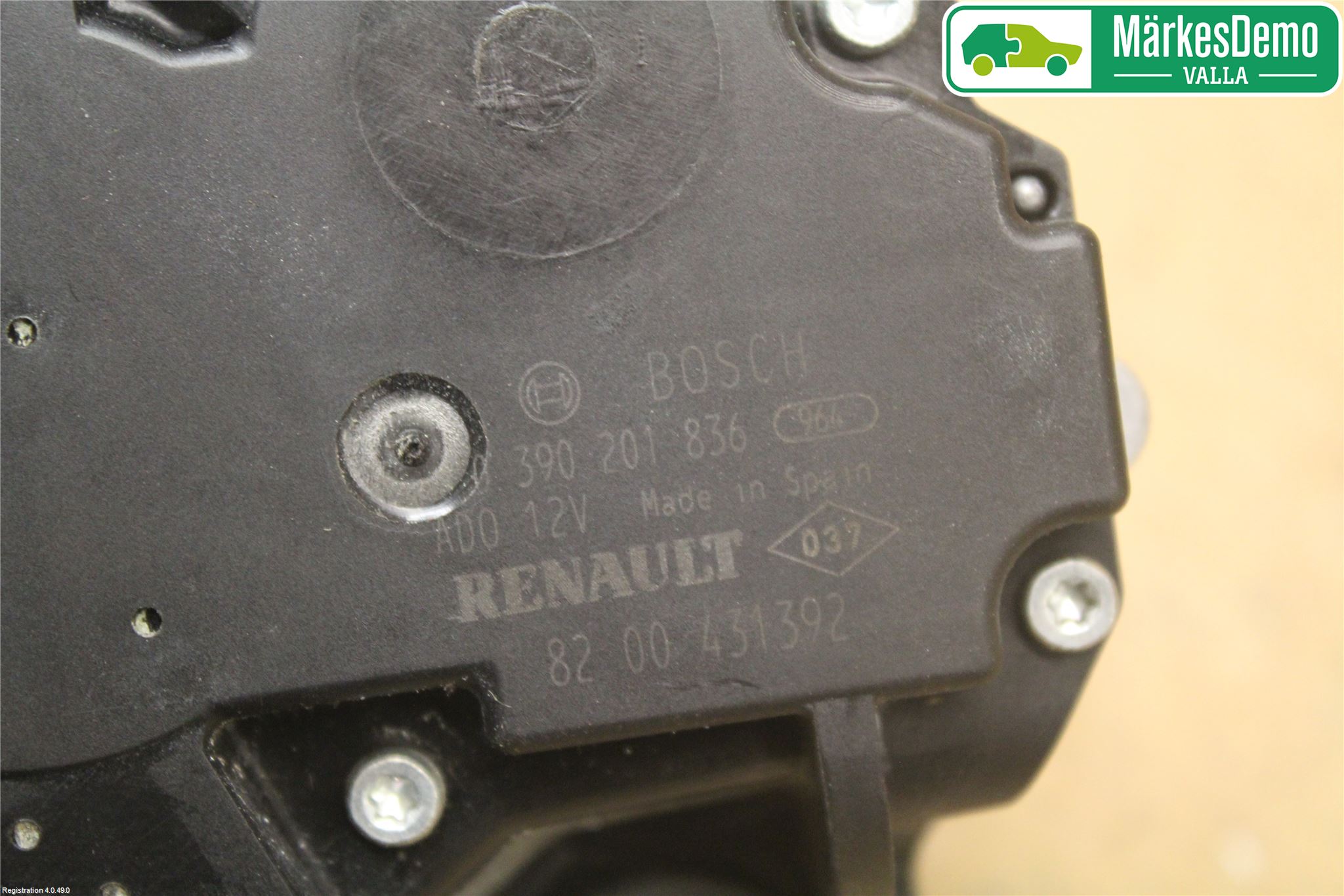 Renault KANGOO II 08-14 Torkarmotor Baklucka