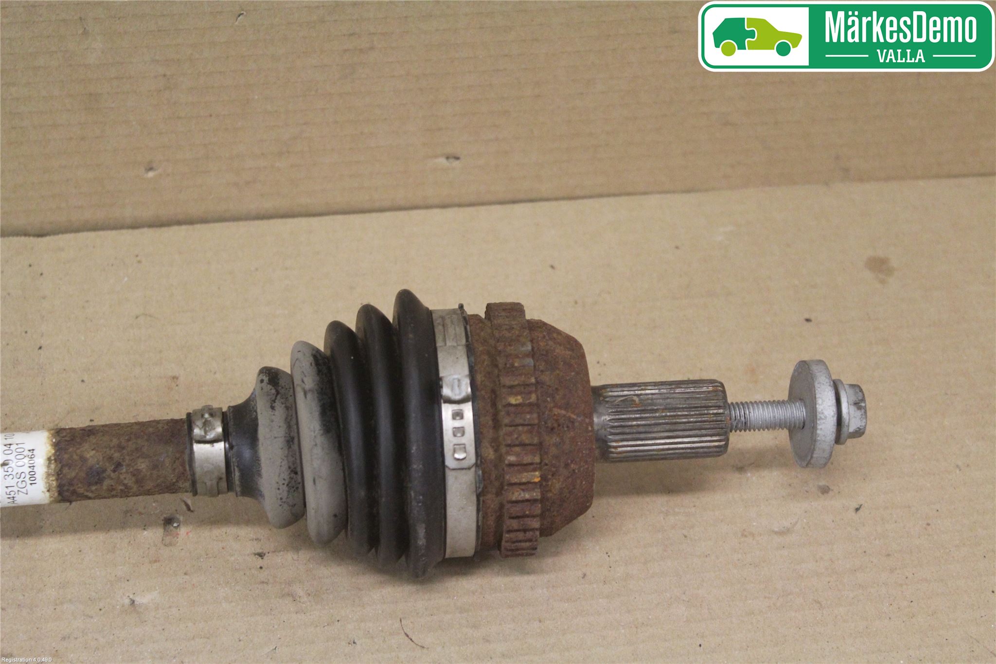 Smart FORTWO II 07-14 Drivaxel Bak Vänster