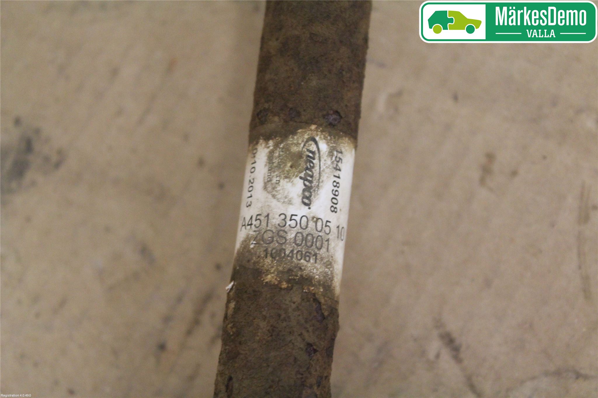 Smart FORTWO II 07-14 Drivaxel Bak Höger