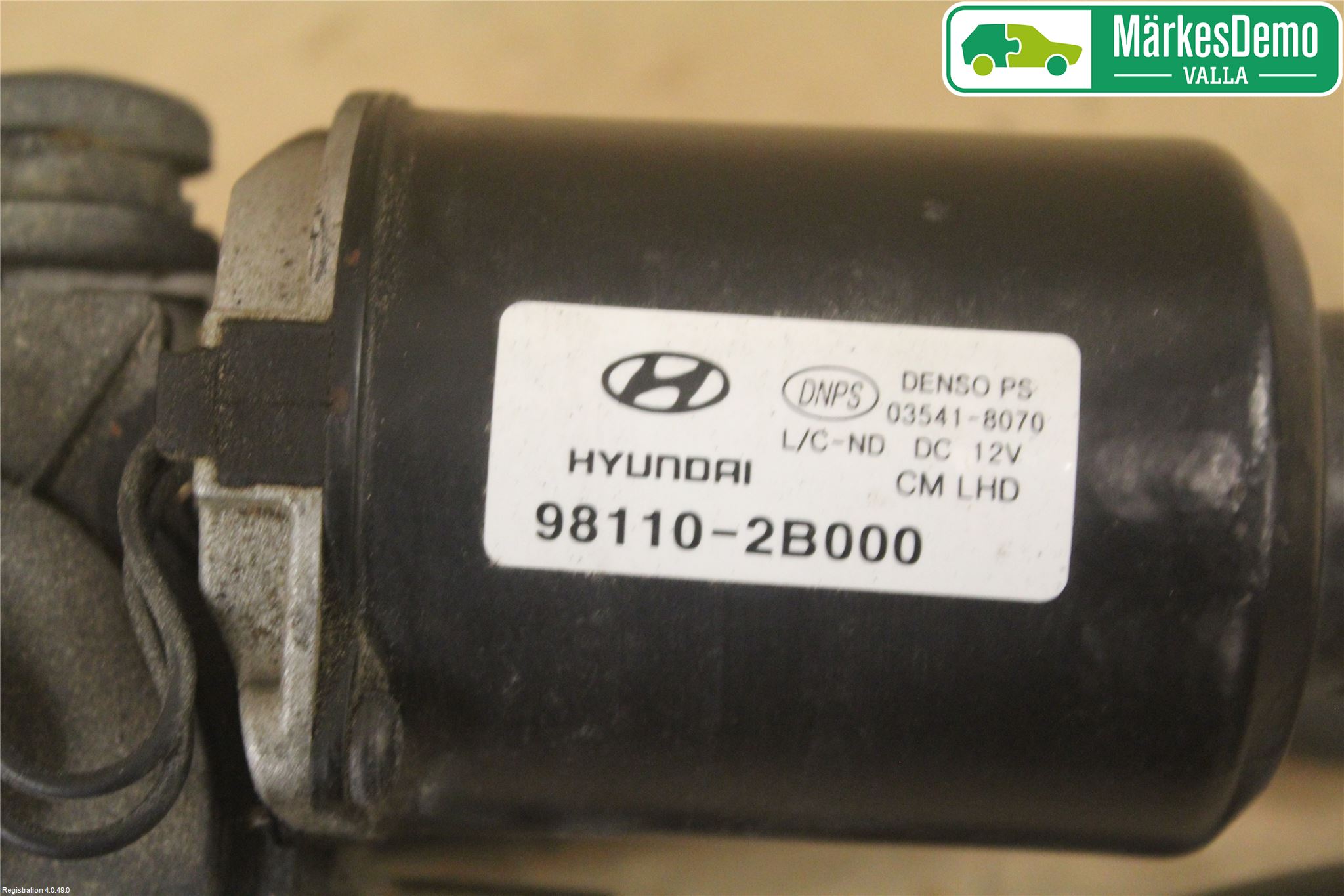 Hyundai SANTA FE  06-12 Torkarmekanism Vindruta