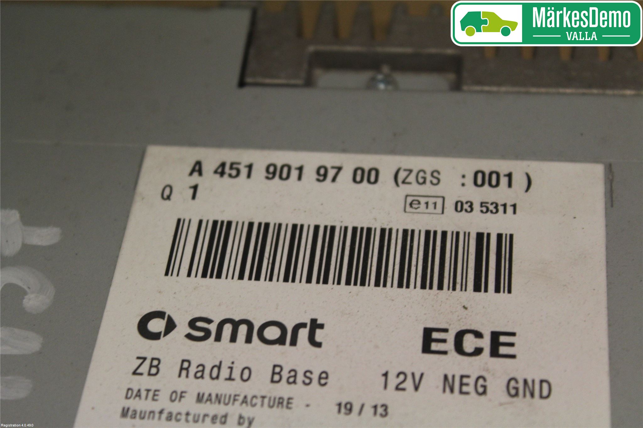 Smart FORTWO II 07-14 Cd Radio - Multimediapanel