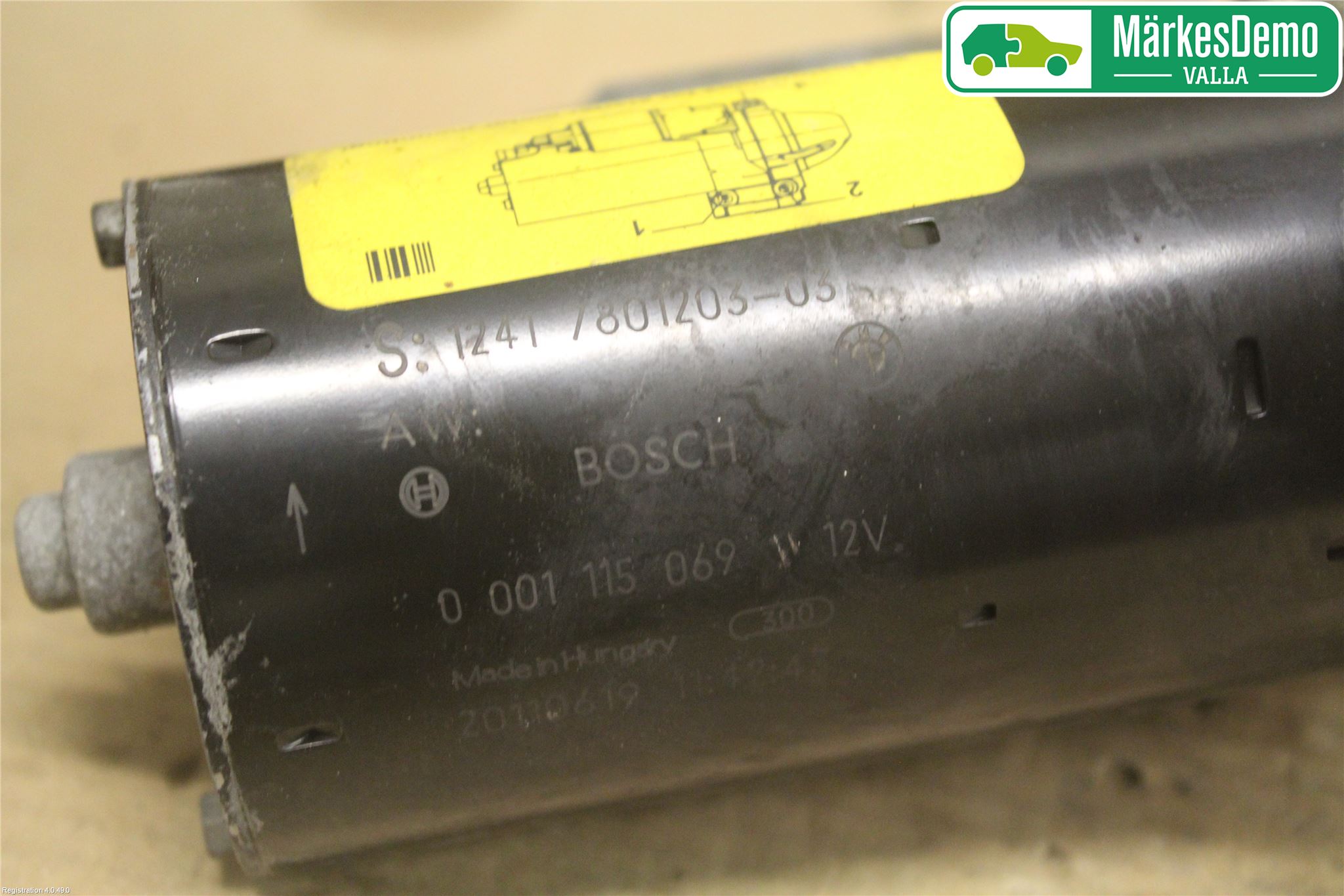 BMW 3 E90/91 SED/TOU 05-12 Startmotor Diesel