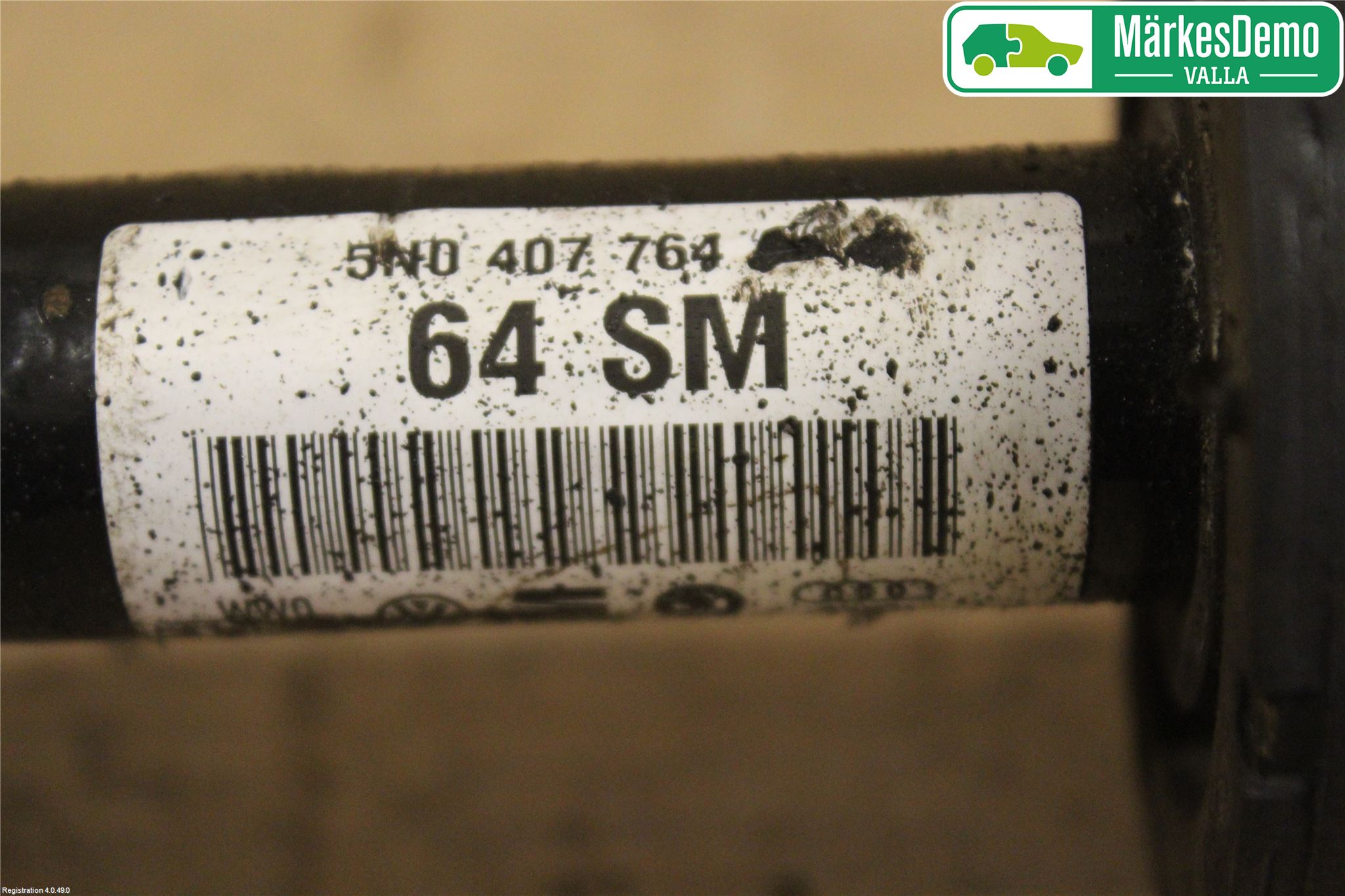 Volkswagen VW TIGUAN 07-16 Drivaxel Fram Höger
