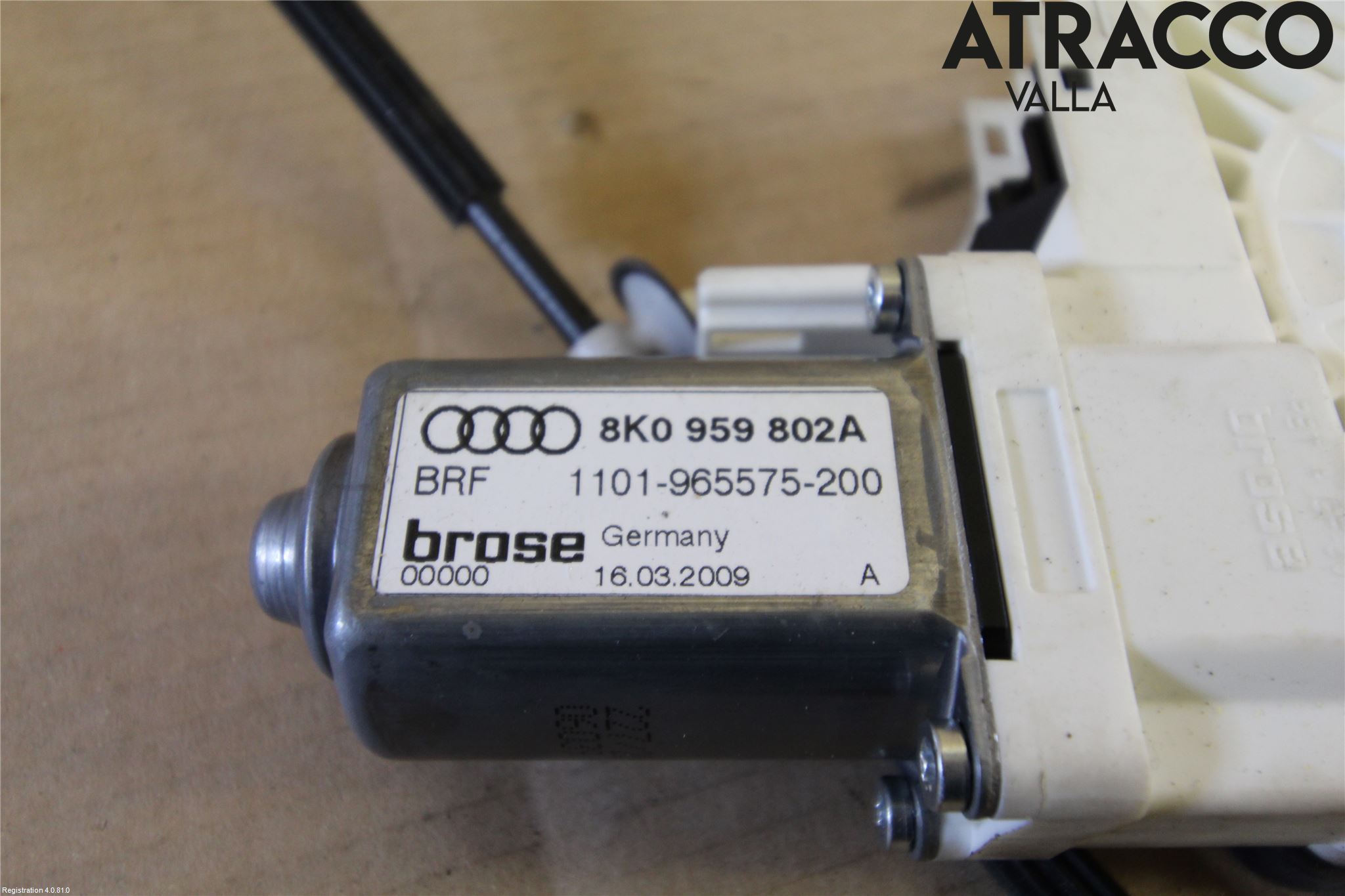 Audi A4/S4 08-11 Fönsterhiss El Kompl