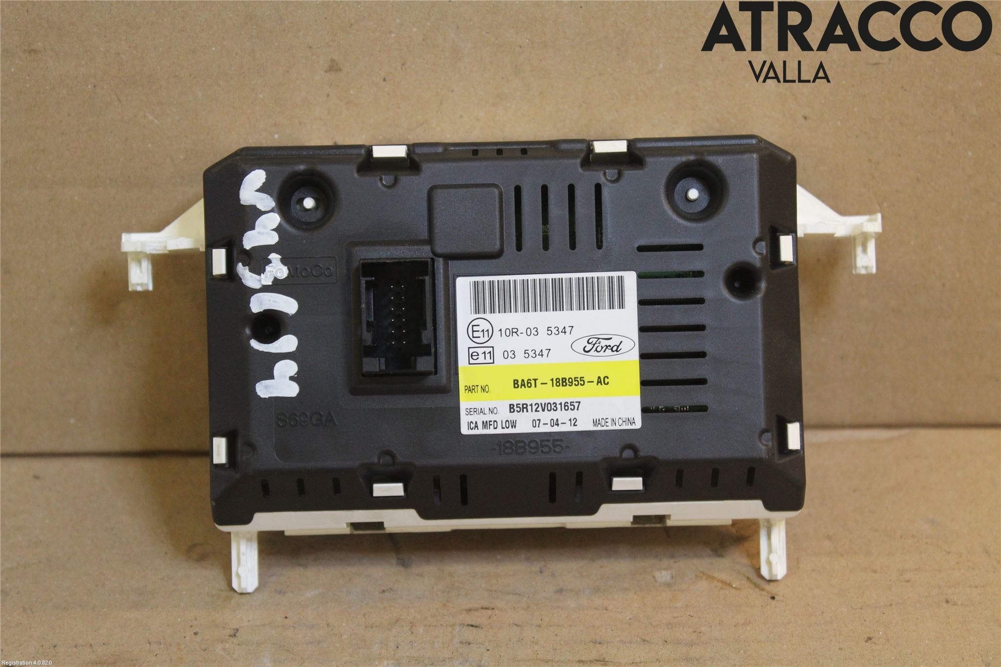 Ford FIESTA 09-12 Färddator