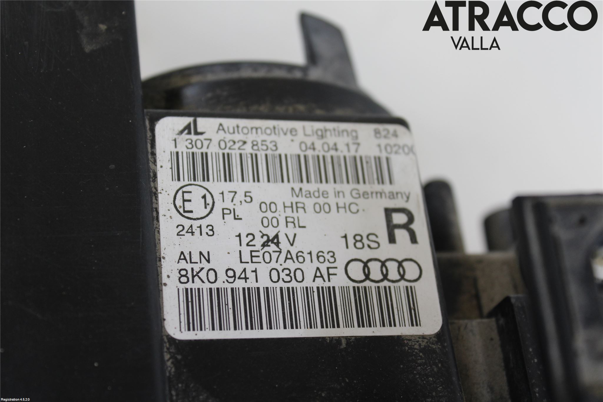 Audi A4/S4 08-11 Strålkastare Höger