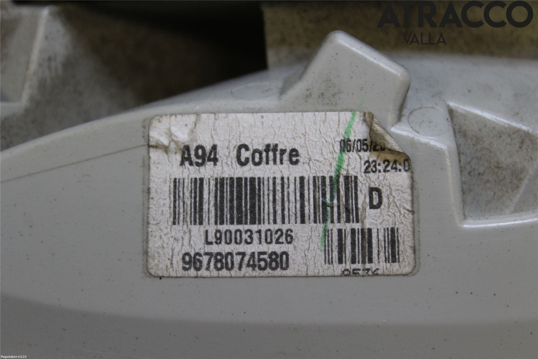 Peugeot 2008 13-20 Bakljus Lucka Hö