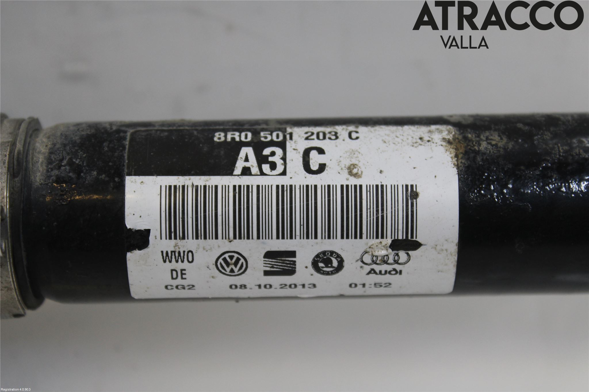 Audi A6 ALLROAD 12-18 Drivaxel Bak Höger