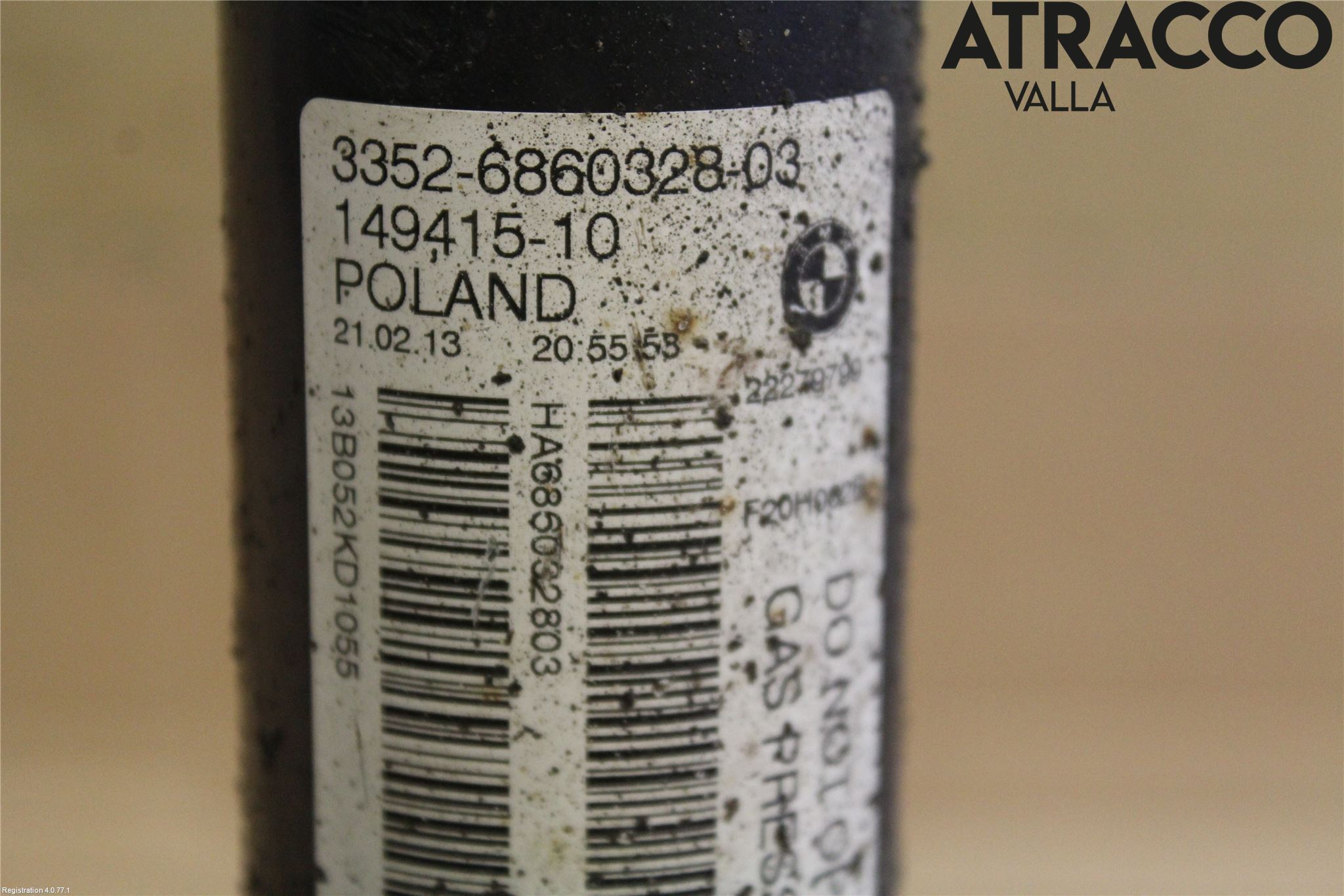 BMW 1 F20/F21 11-19 Stötdämpare Bak