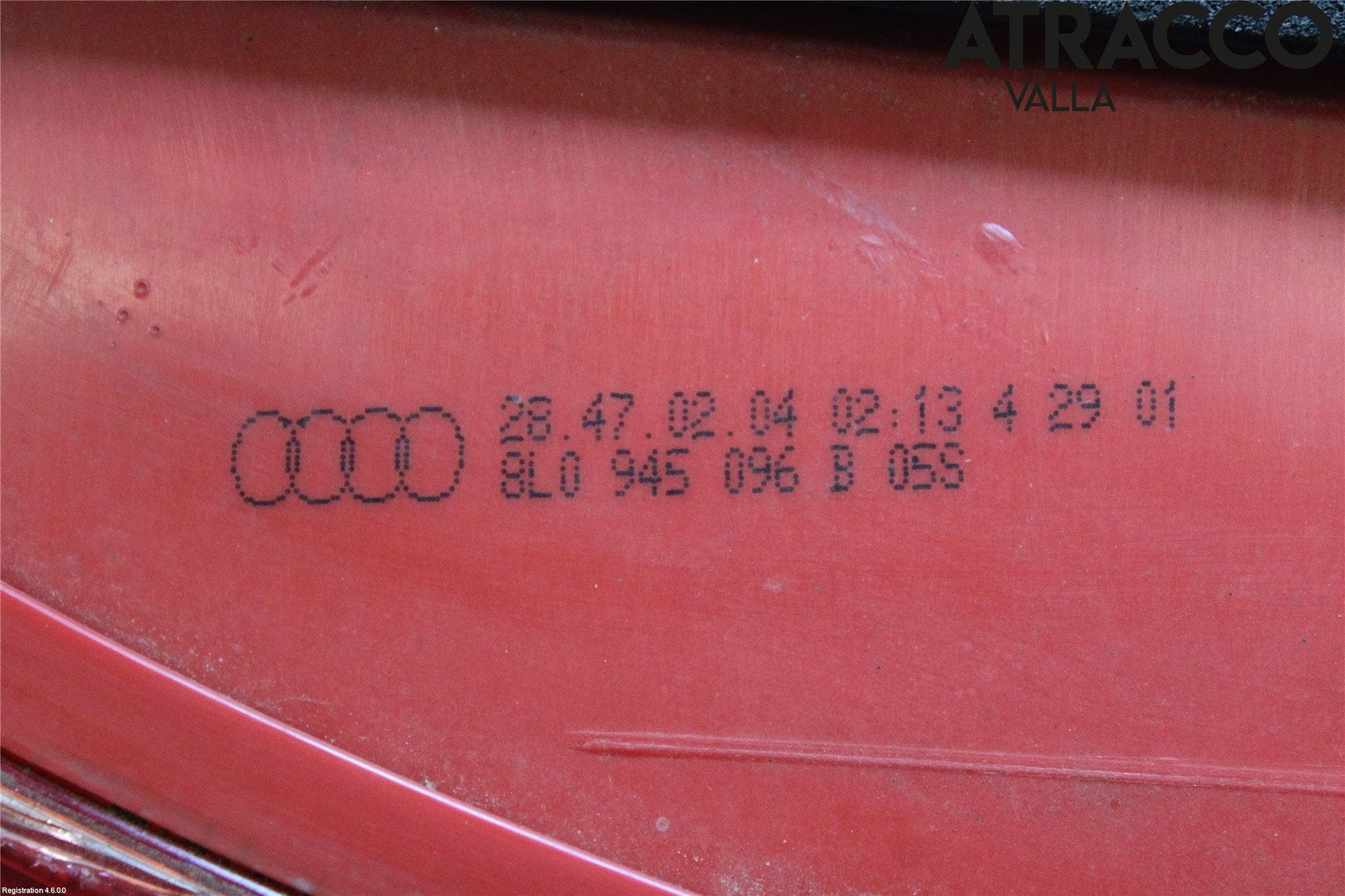 Audi A3/S3 96-03 Bakljus Höger