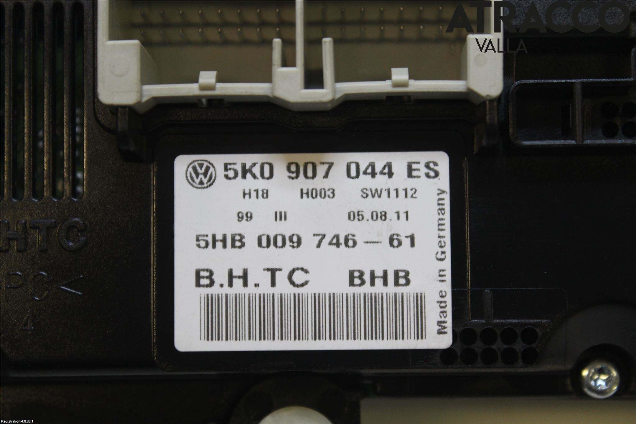 Volkswagen VW GOLF VI 09-13 Ac Styrenhet Ac Manöveren
