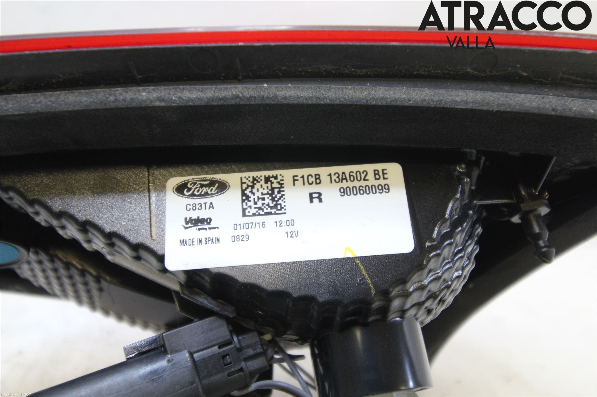 Ford C-MAX ll 15-19 Bakljus Lucka Hö