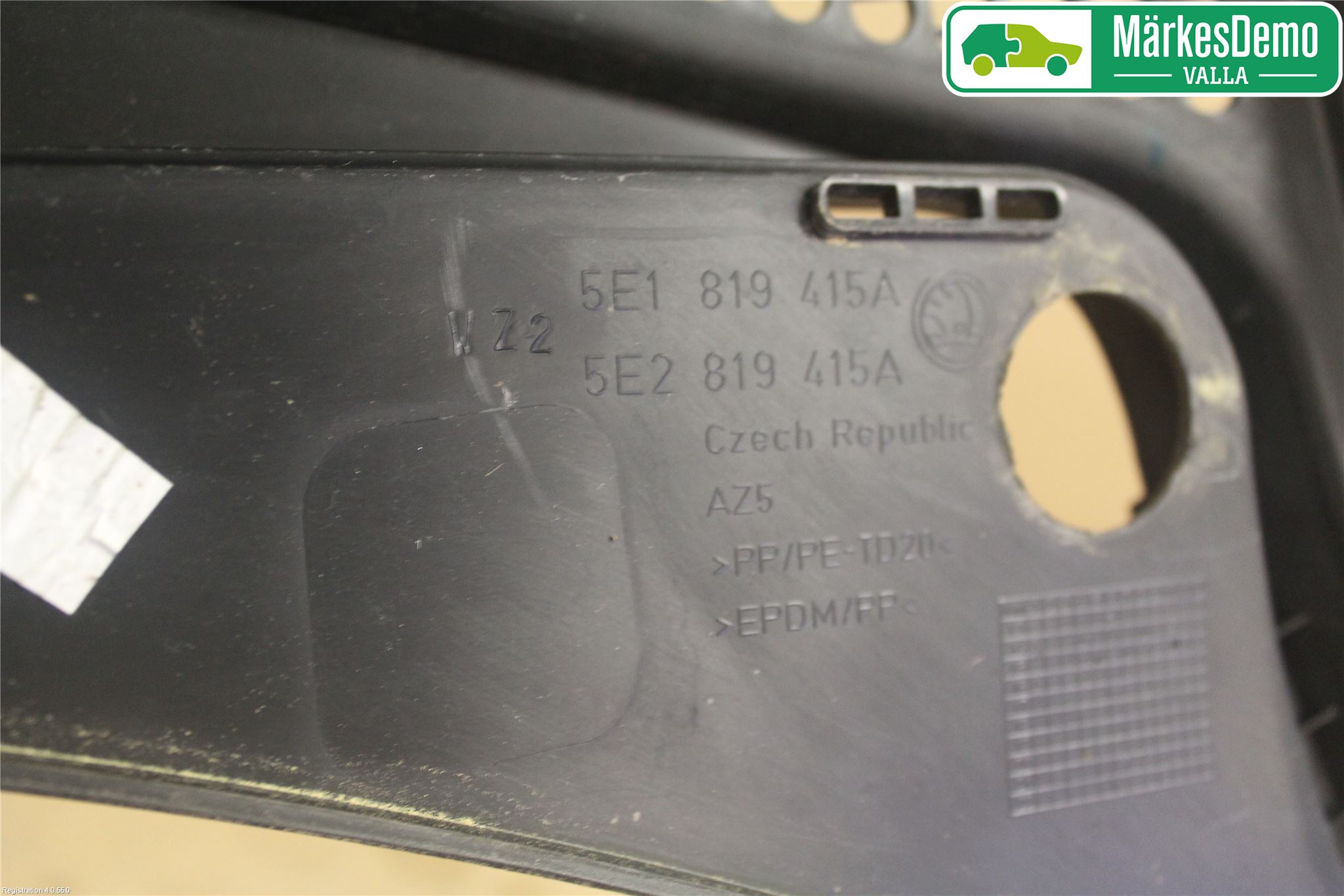 Skoda OCTAVIA (5E) 13-20 Torpedplåt-Torpedplast
