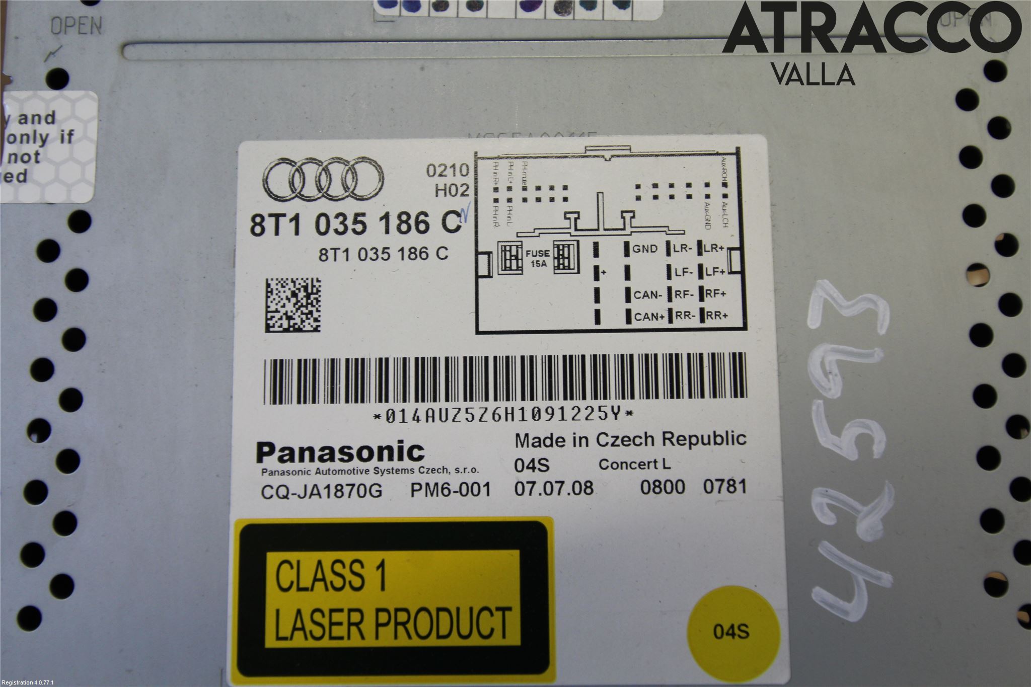 Audi A4/S4 08-11 Cd Radio - Multimediapanel