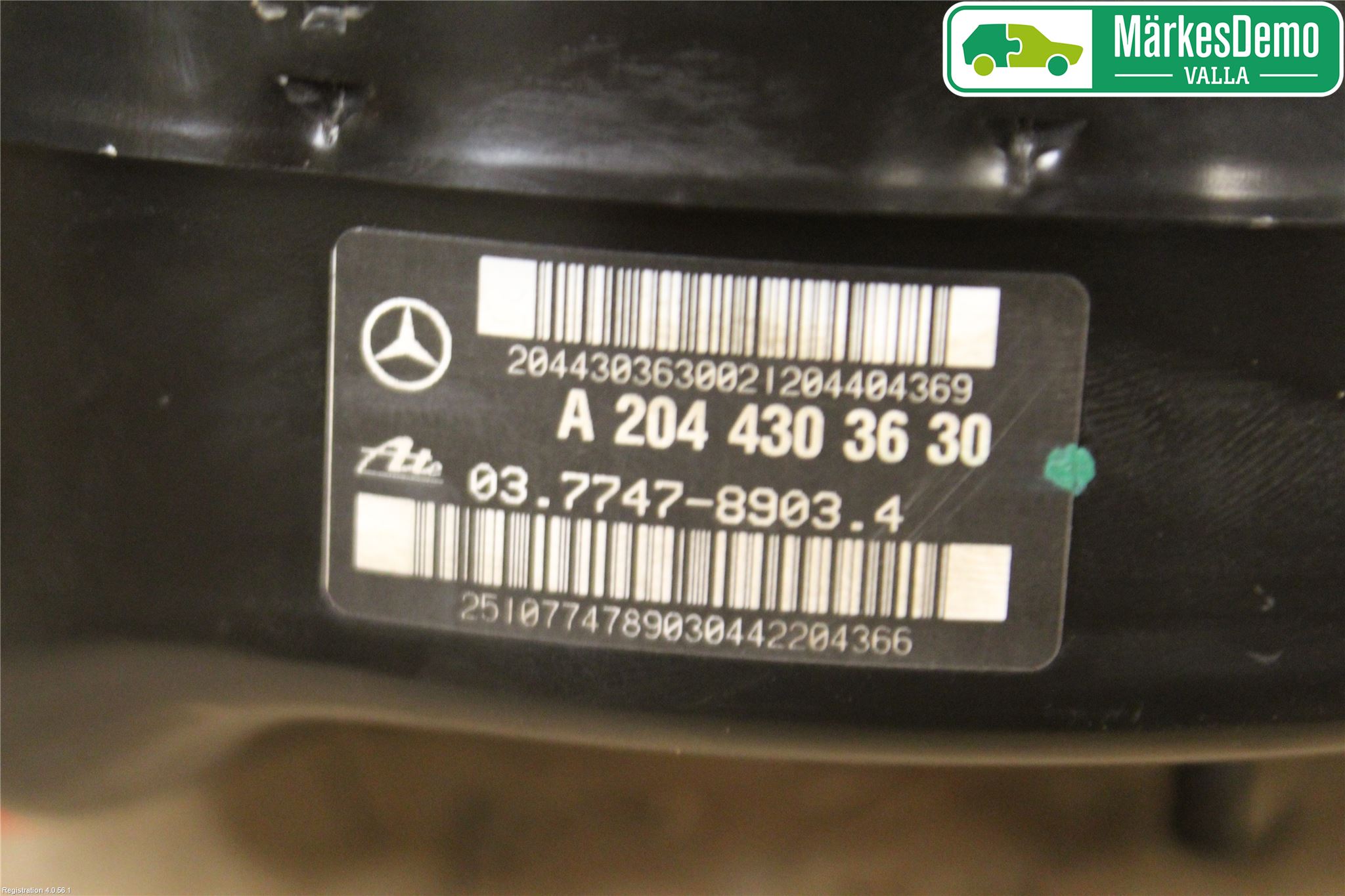 Mercedes-Benz MB C-KLASS (W204) 07-15 Bromsservo