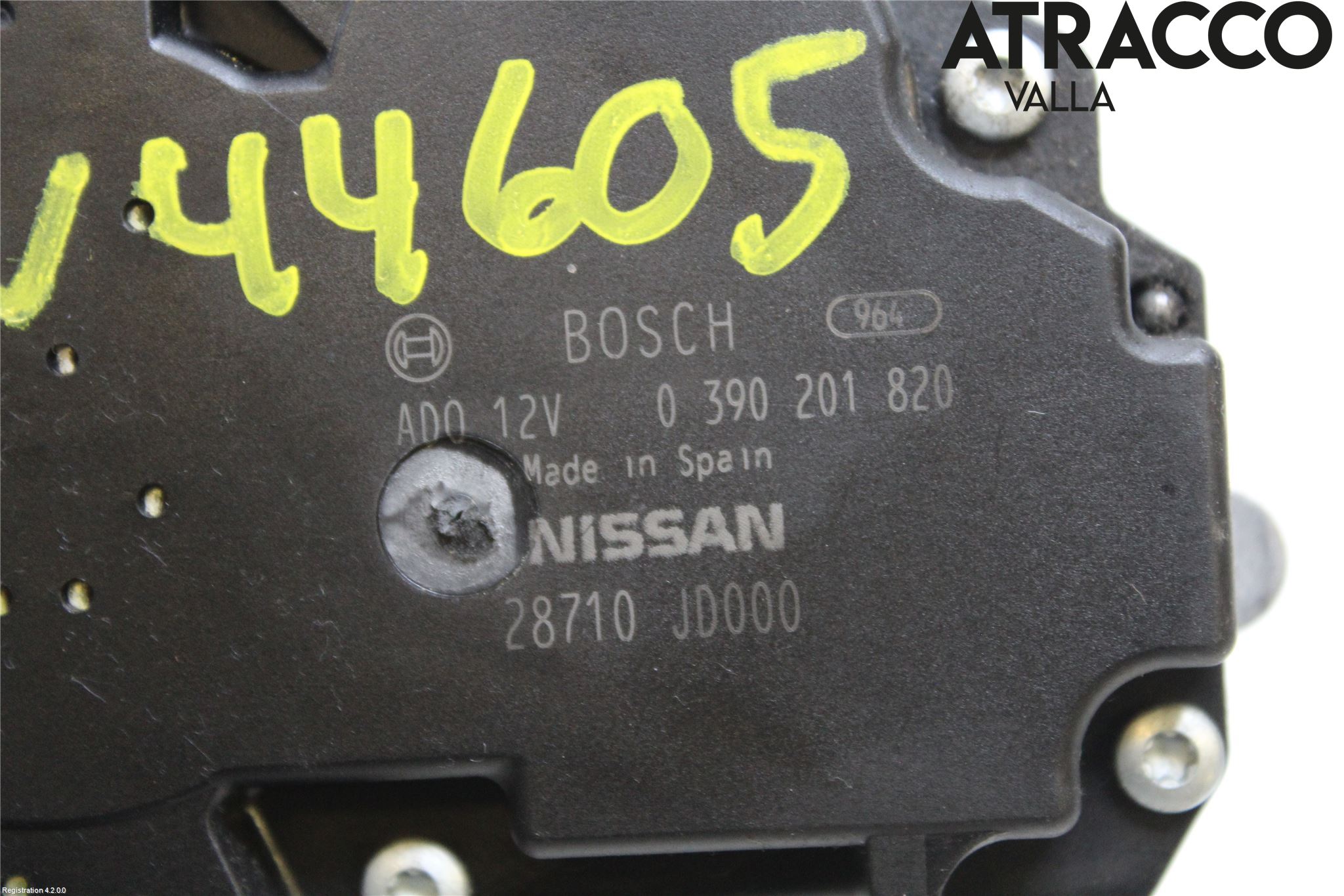 Nissan QASHQAI+2  10-14 Torkarmotor Baklucka