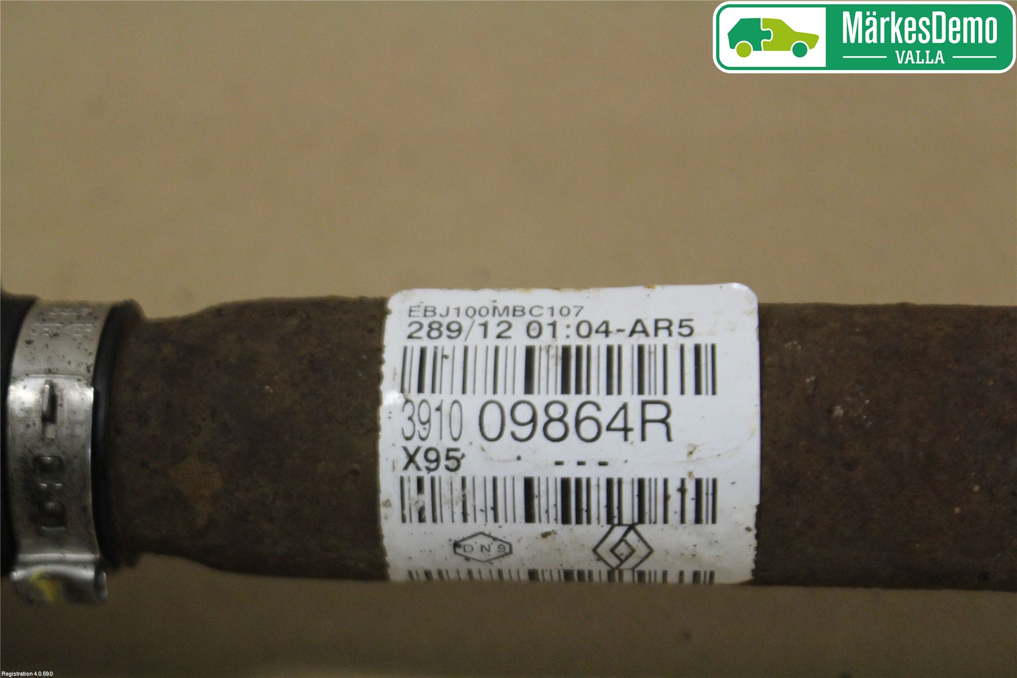 Renault MEGANE III 09-15 Drivaxel Fram Höger