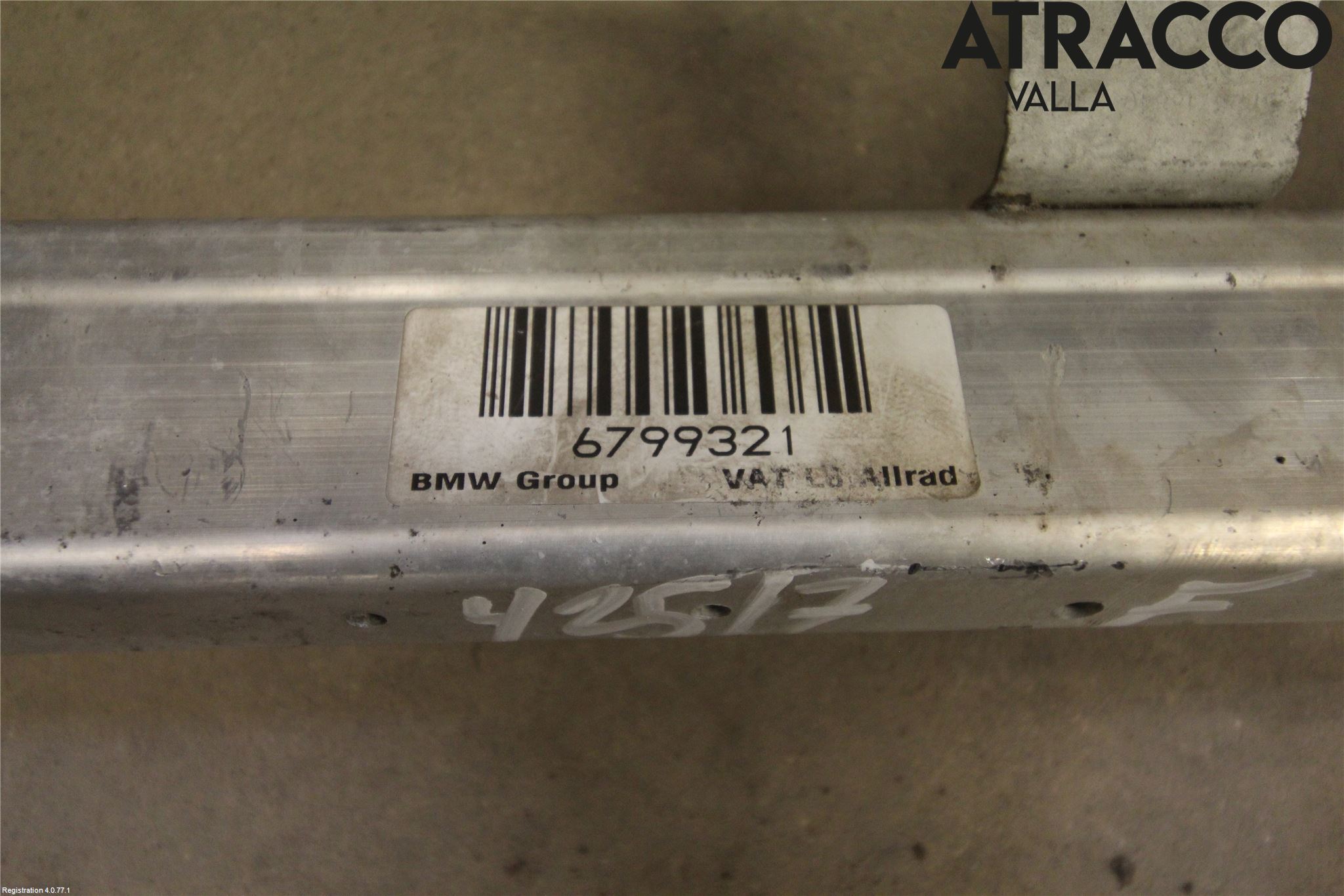 BMW 5 F10/F11/F18 09-17 Framvagnsbalk