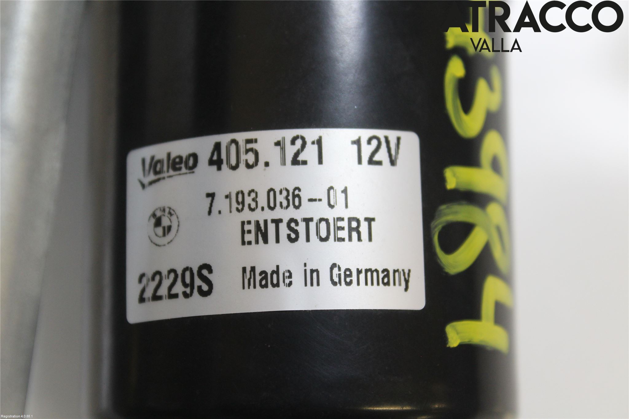 BMW 1 E87/81 5D/3D 03-11 Torkarmekanism Vindruta