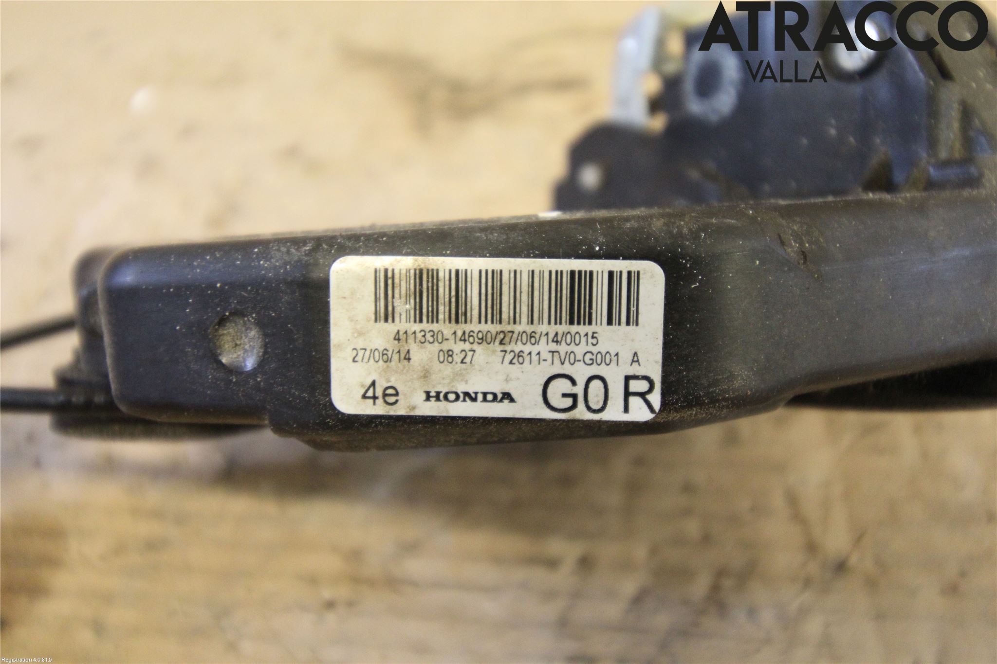 Honda CIVIC 12-16 Låskista-Dörrlås