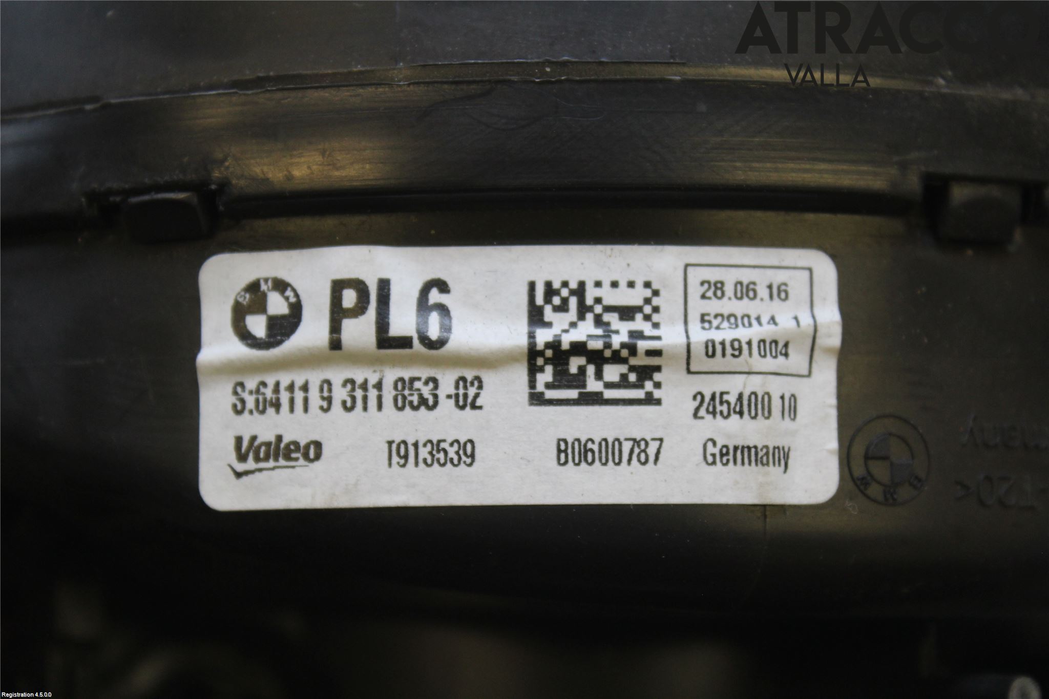 BMW 5 F10/F11/F18 09-17 Värmefläkt