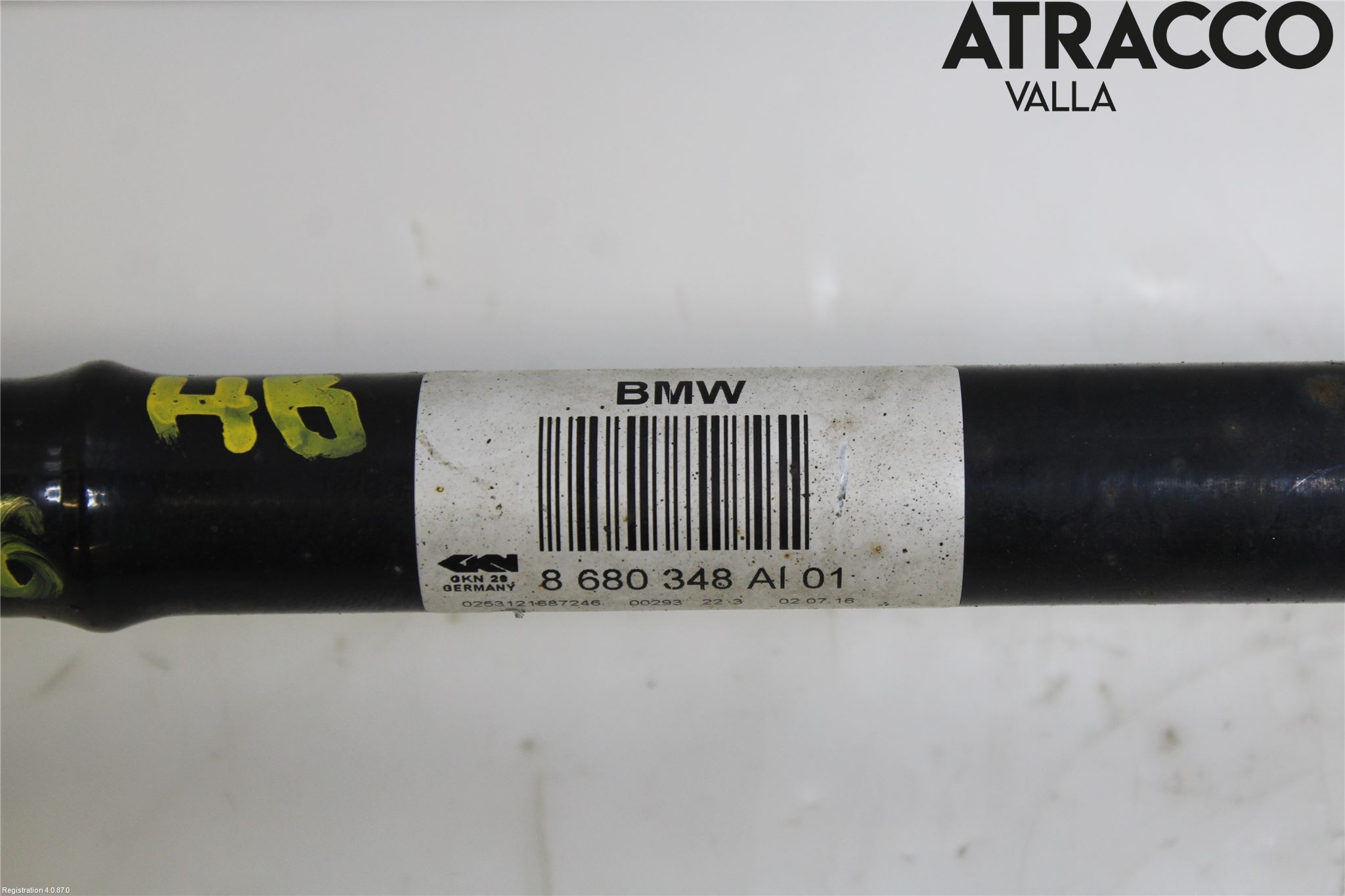 BMW 4 F36 Gran Coupé 14-20 Drivaxel Bak Höger