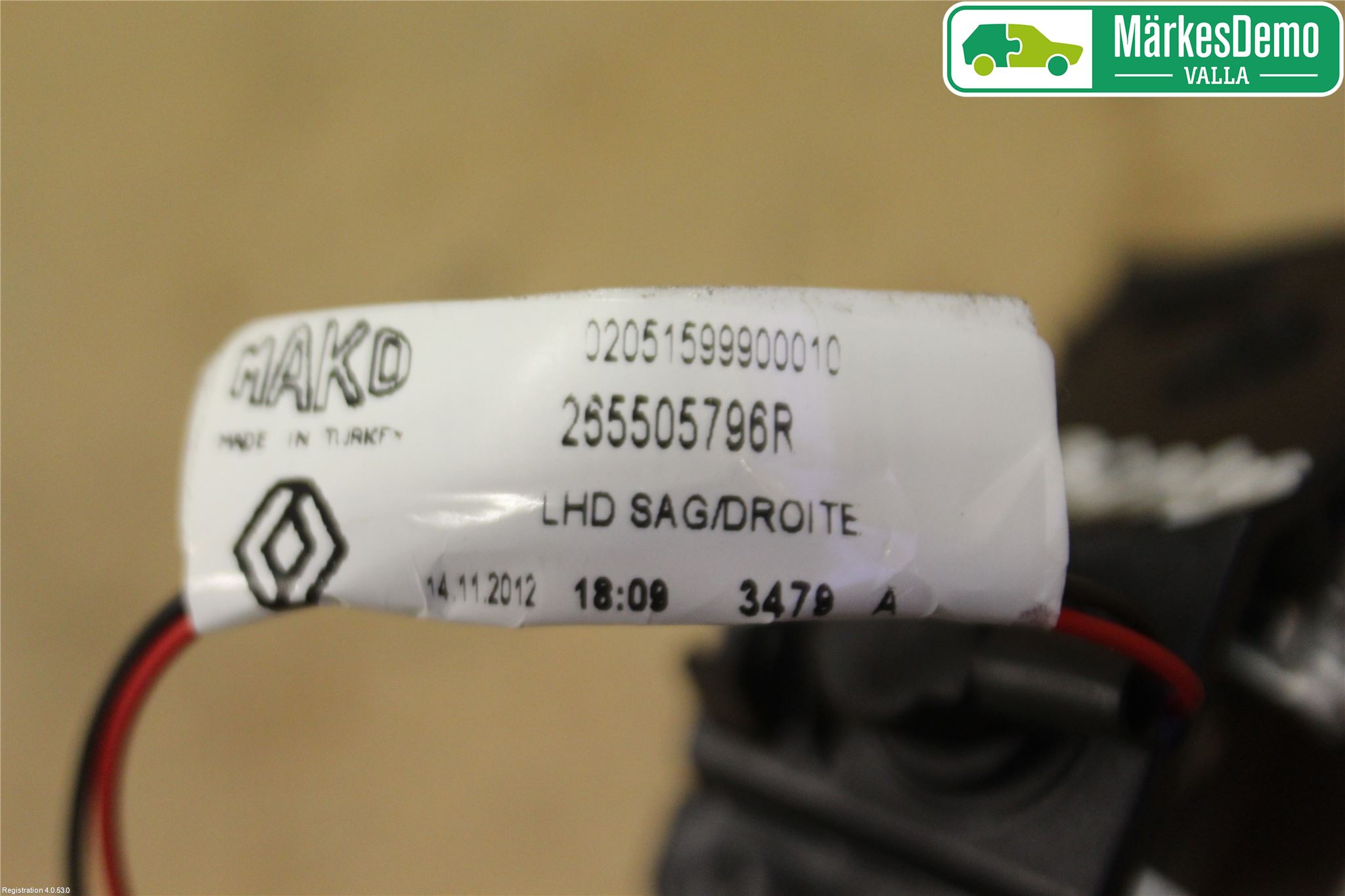 Renault CLIO IV 12-16 Bakljus Lucka Hö