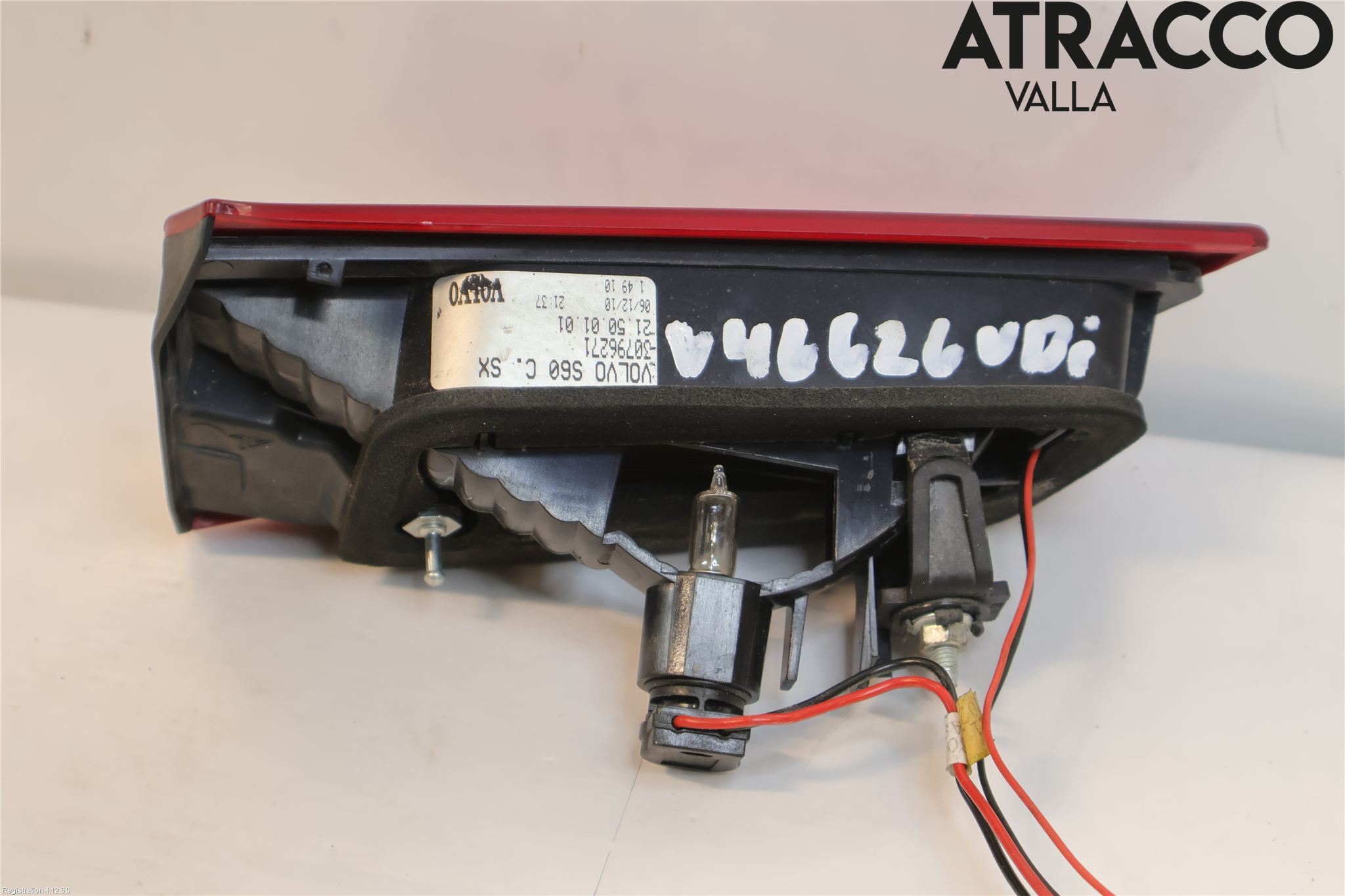 Volvo S60 11-13 Bakljus Lucka Vä