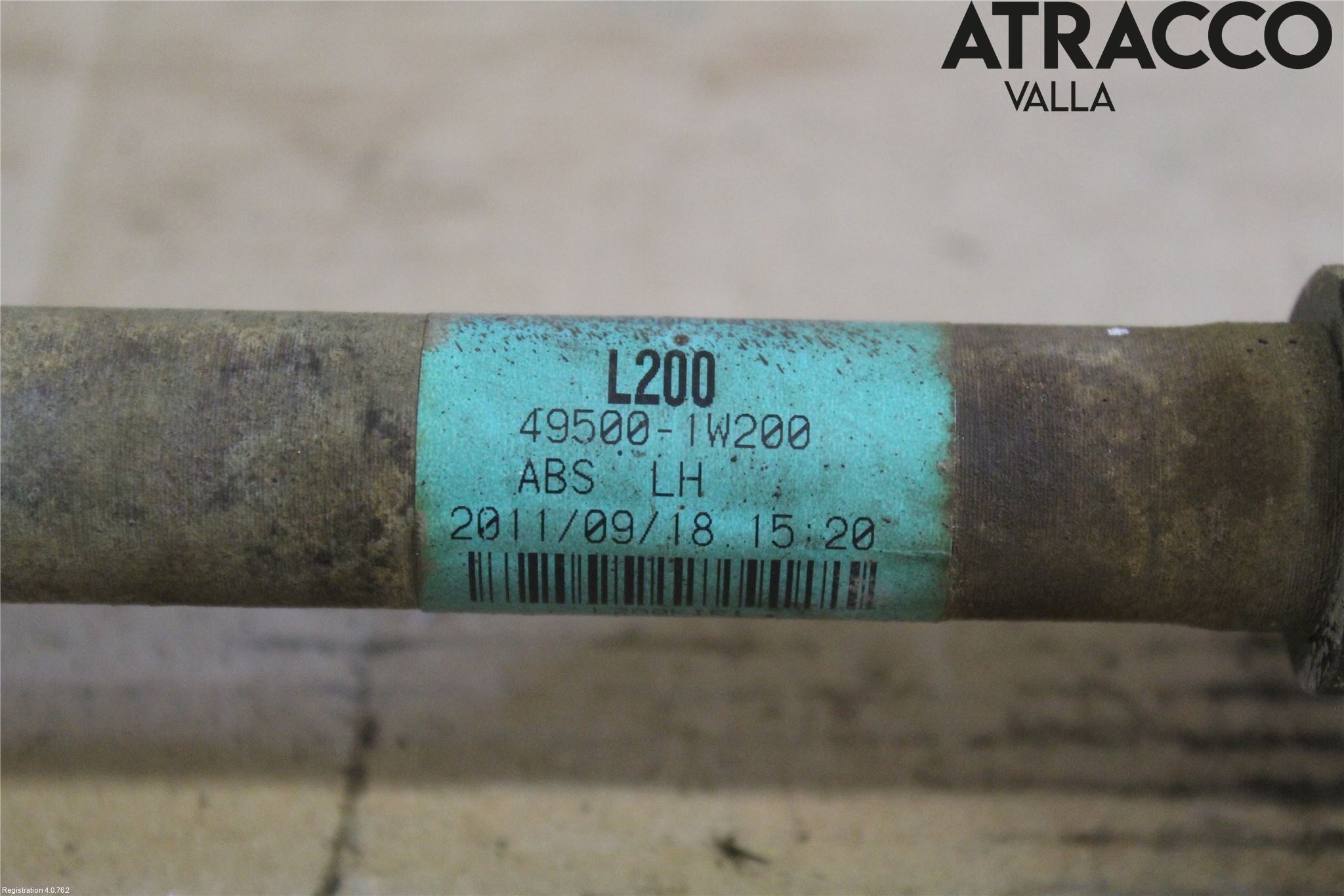 Kia RIO 12-16 Drivaxel Fram Vänster