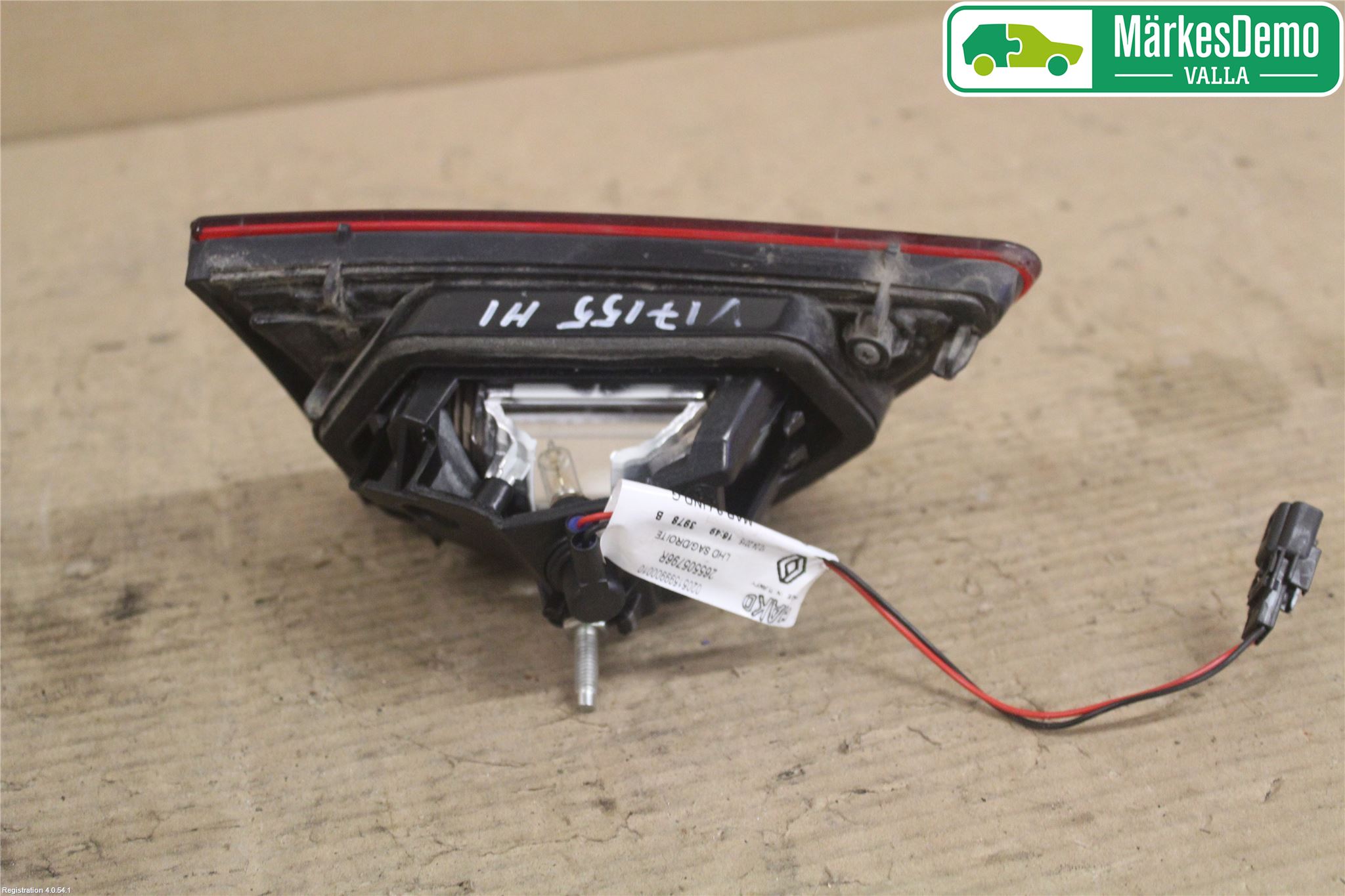 Renault CLIO IV 12-16 Bakljus Lucka Hö