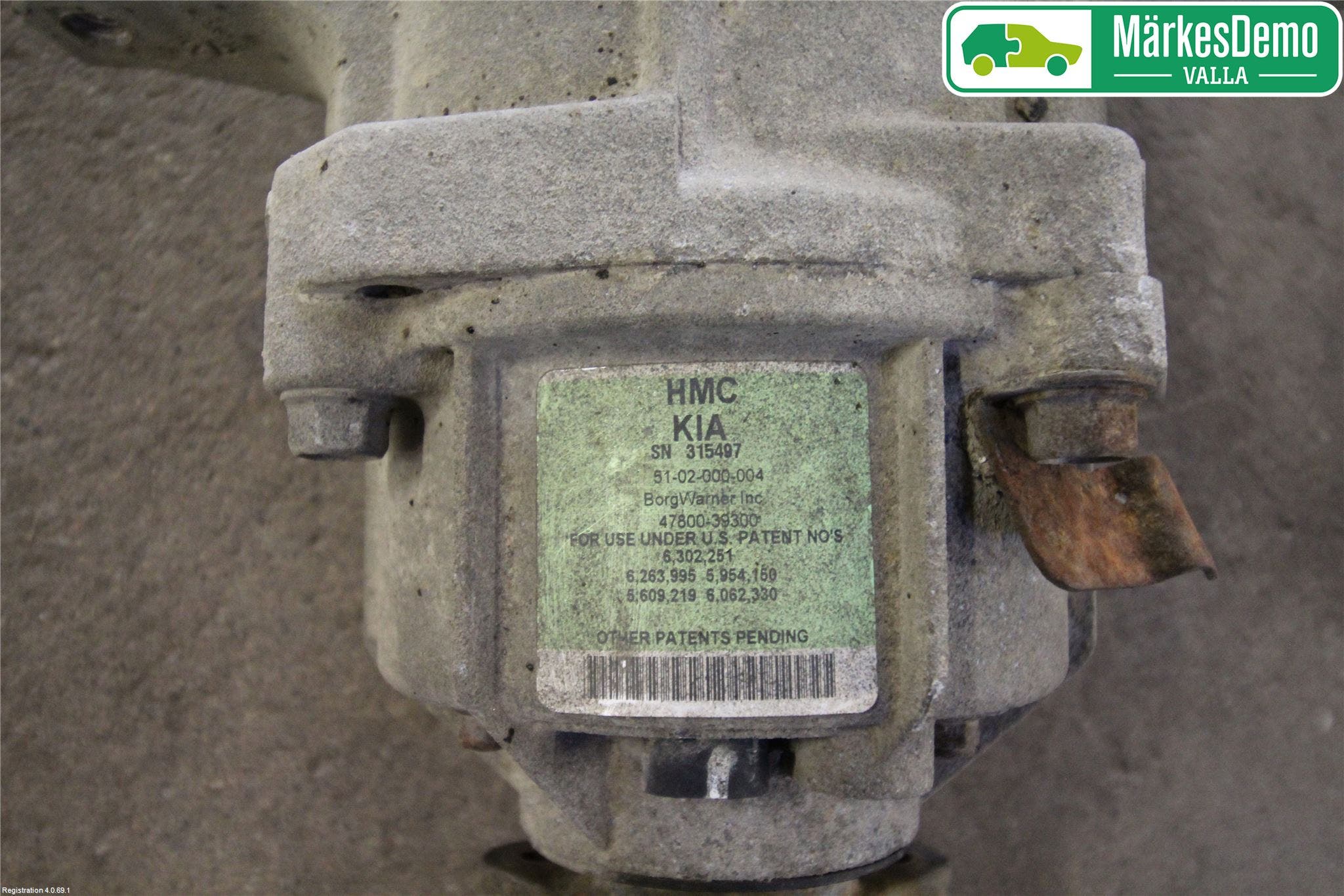 Hyundai SANTA FE 06-12 Bakväxel-Diff