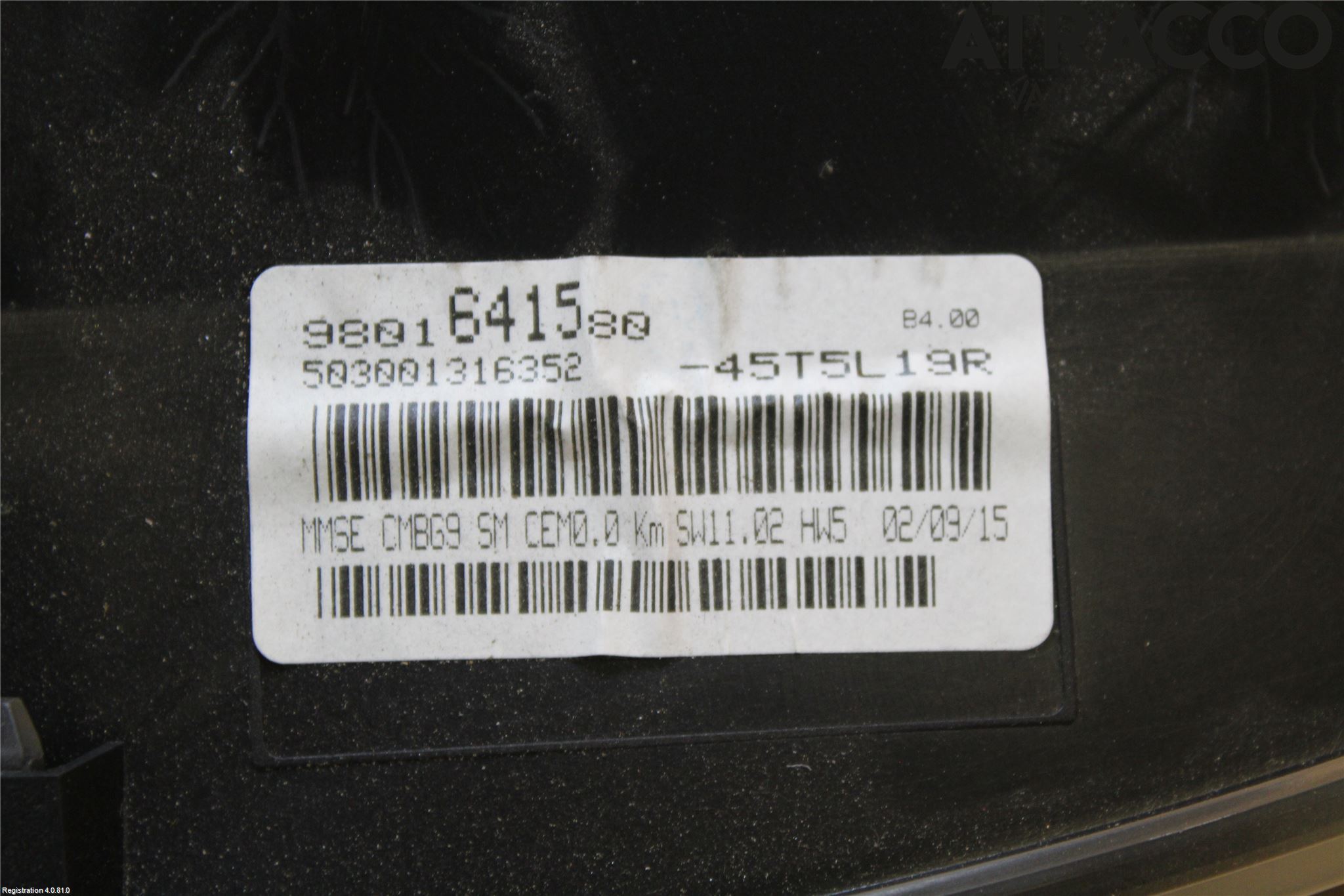 Peugeot EXPERT 15-16 Instrument Komb